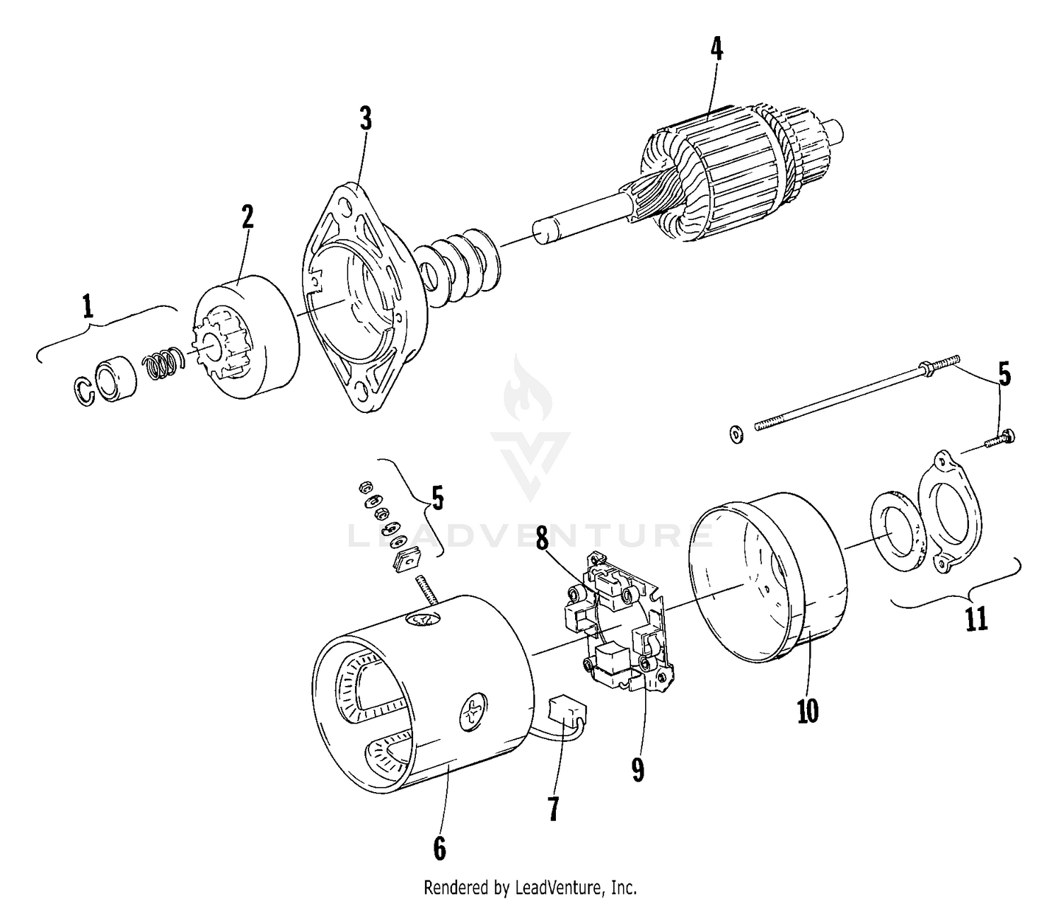 ELECTRIC START MOTOR [54889]