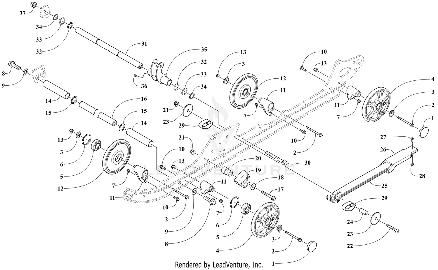 IDLER WHEEL ASSEMBLY [106152]