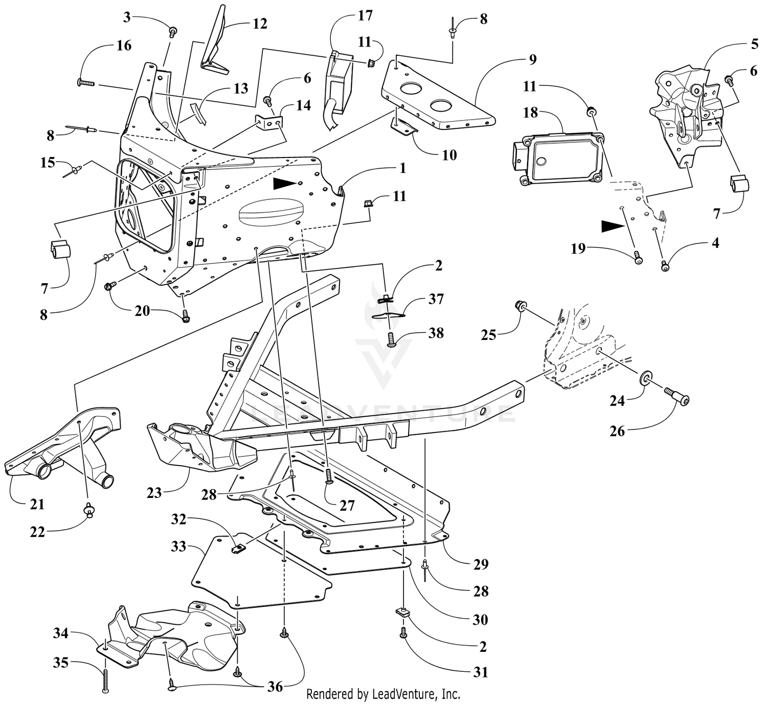 FRONT FRAME ASSEMBLY [106307]