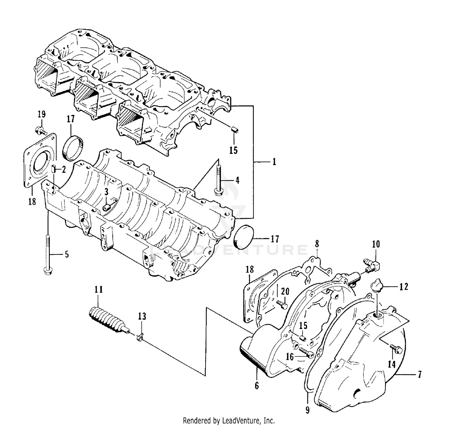 CRANKCASE ASSEMBLY [73492]