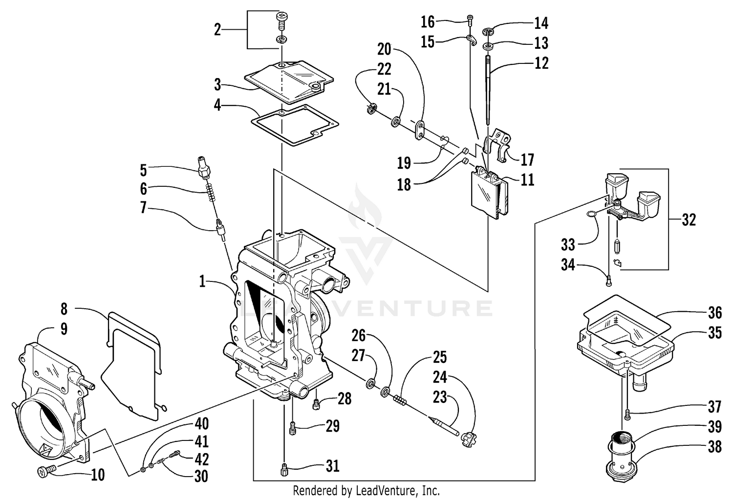 CARBURETOR - INTERNAL PARTS [58903]