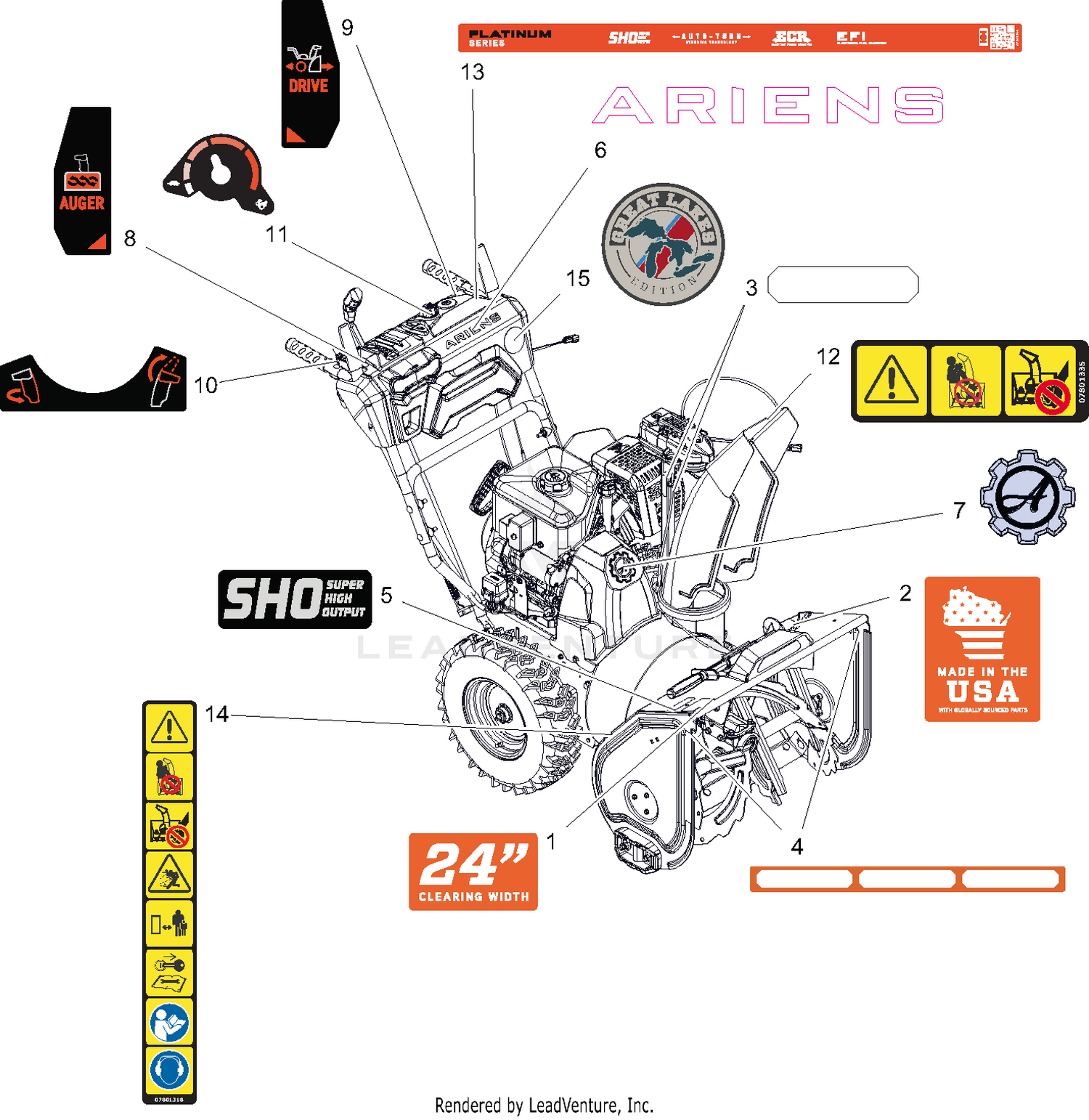 Decals - 24" - EFI CE