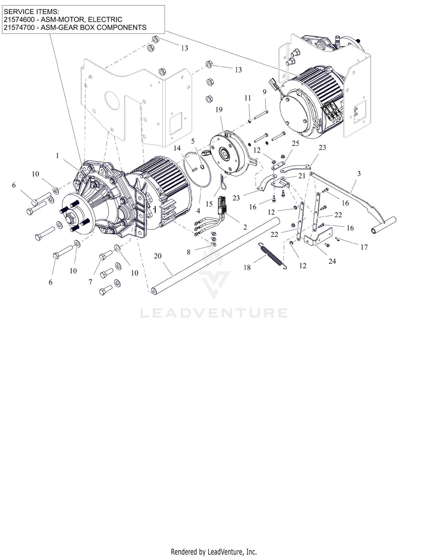 Wheel Motors and Brake Release