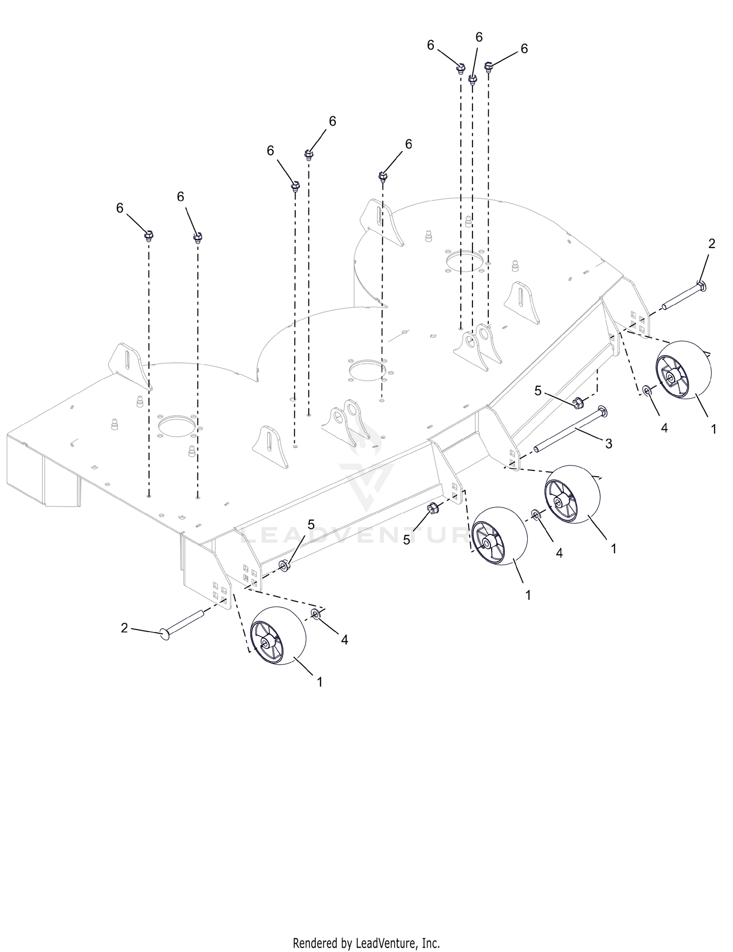 Anti-Scalp Wheels - 52"