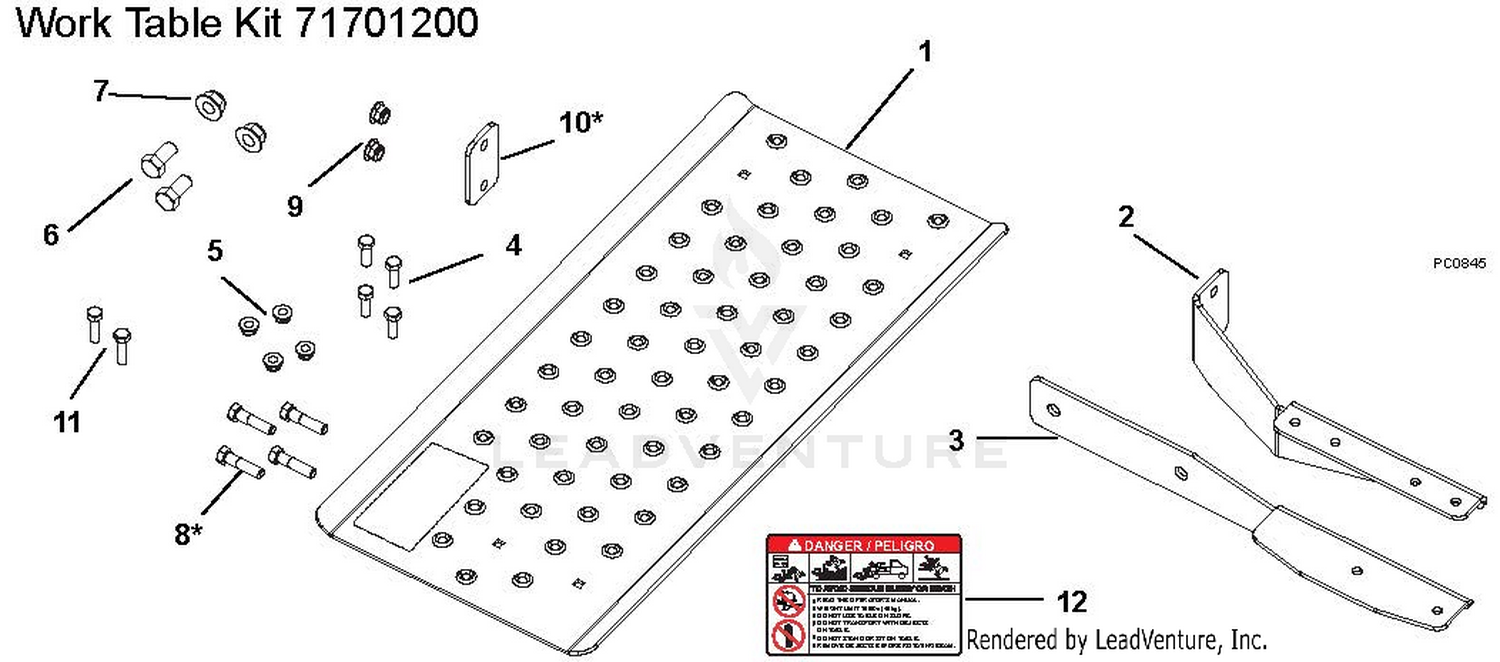 Work Table Kit 71701200