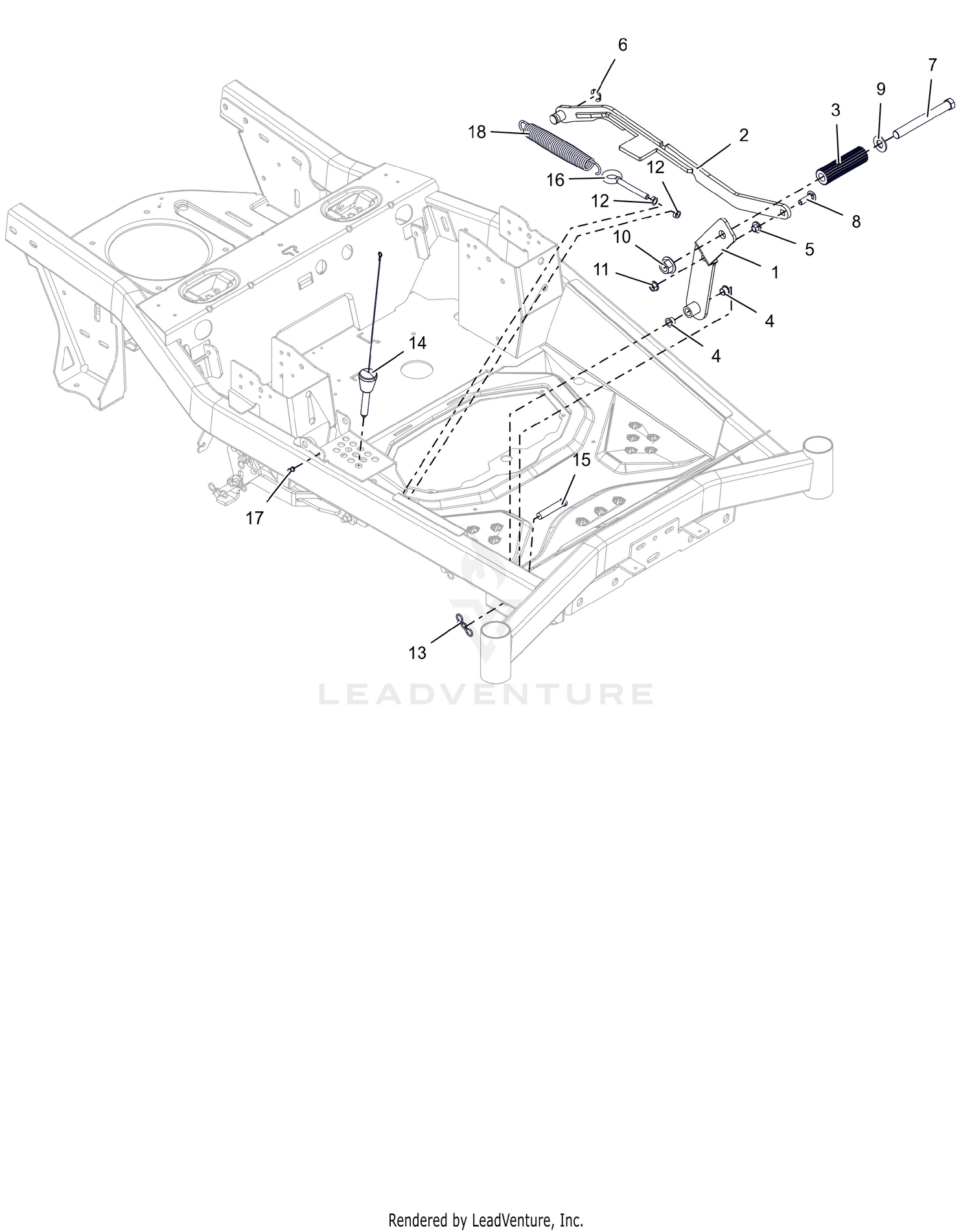 Foot Pedal - 60"