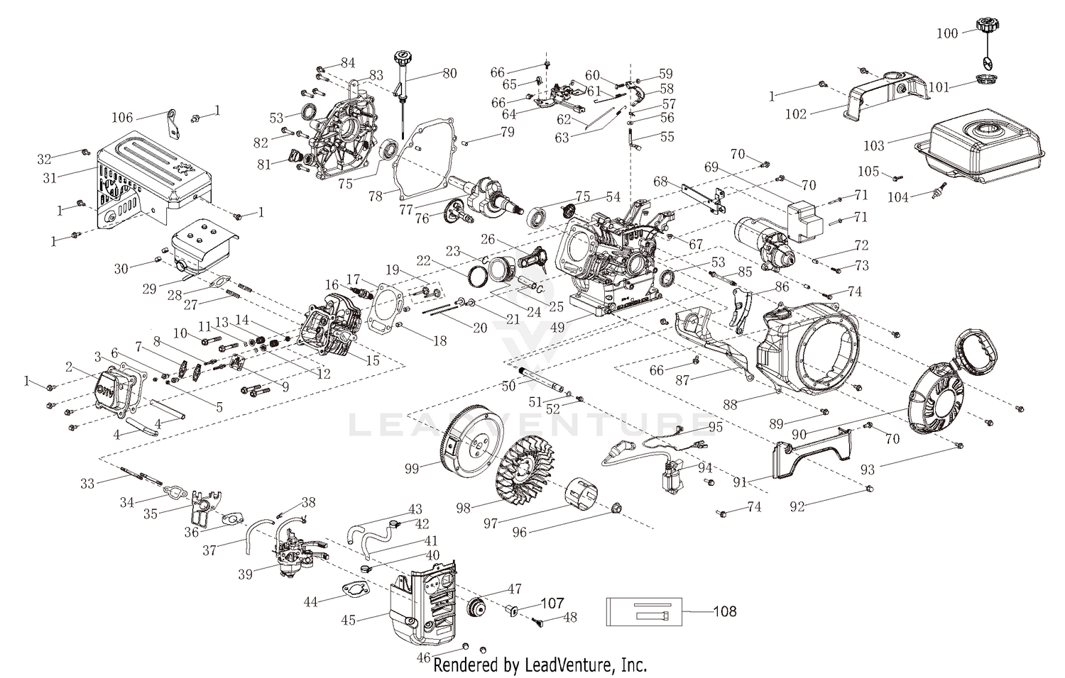 Engine - AX 212 - 08201535