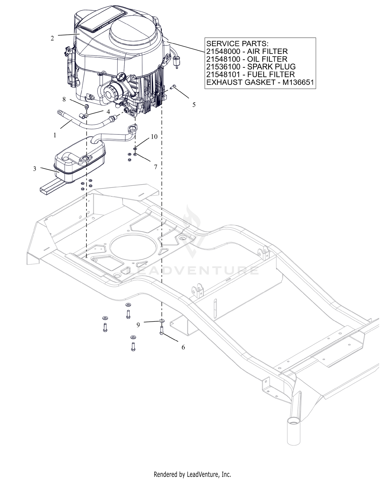 Engine - Kawasaki FR691