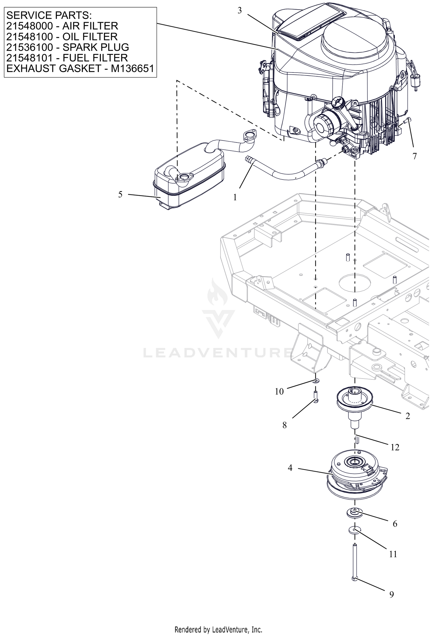 Engine - Kawasaki FR691V