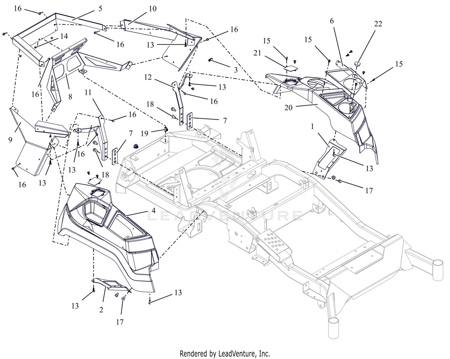 Engine Guard and Fenders - Apex