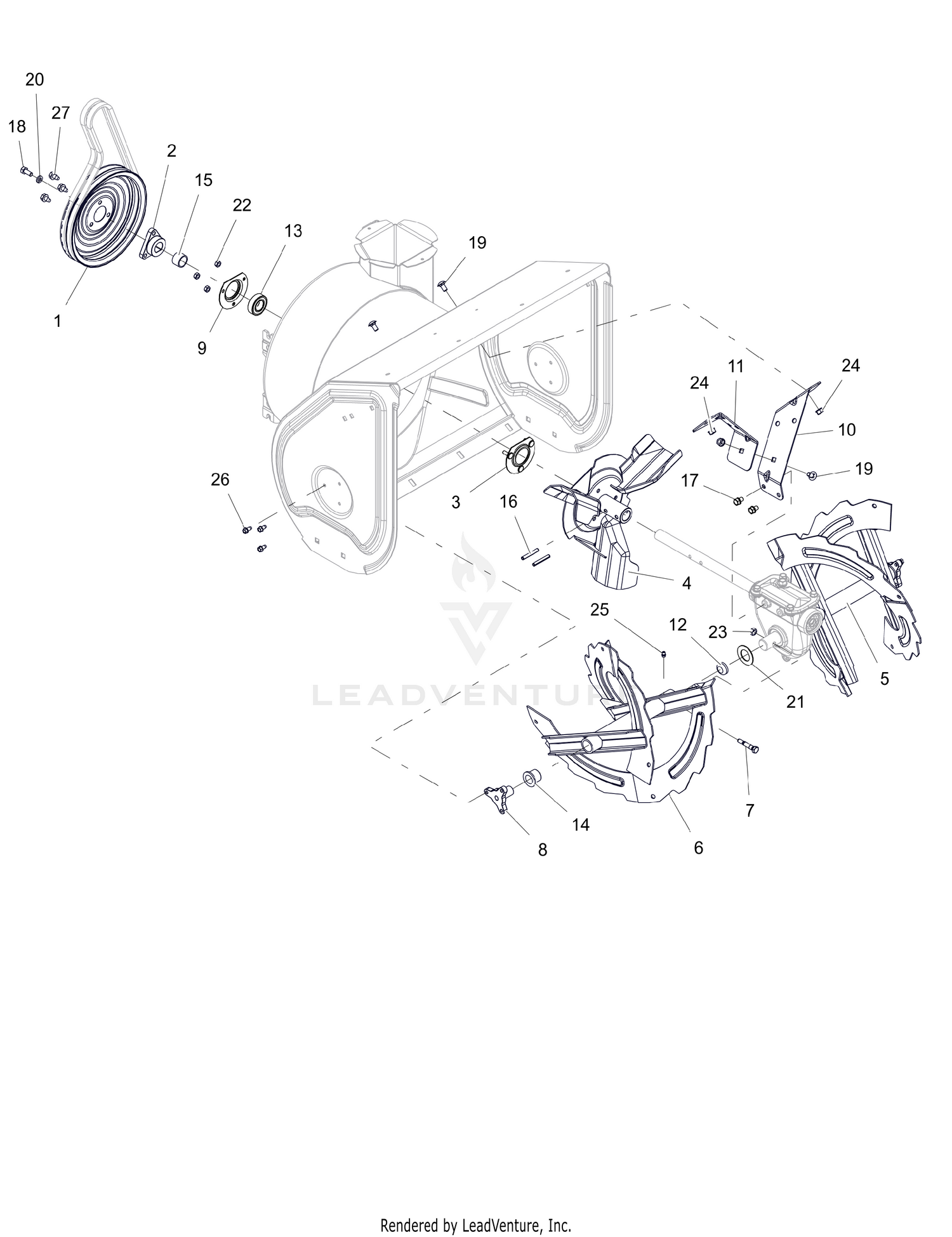 Auger and Impeller - 24"