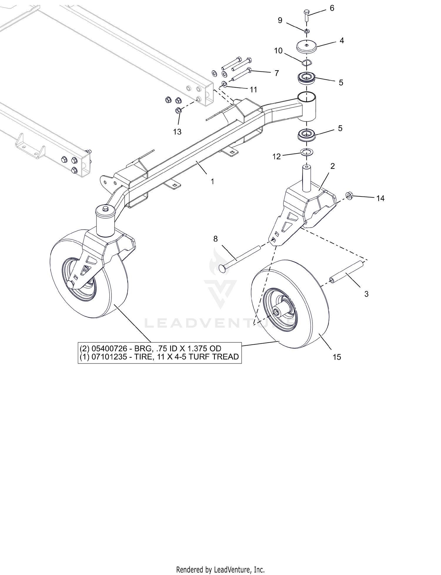 Front Caster Wheel
