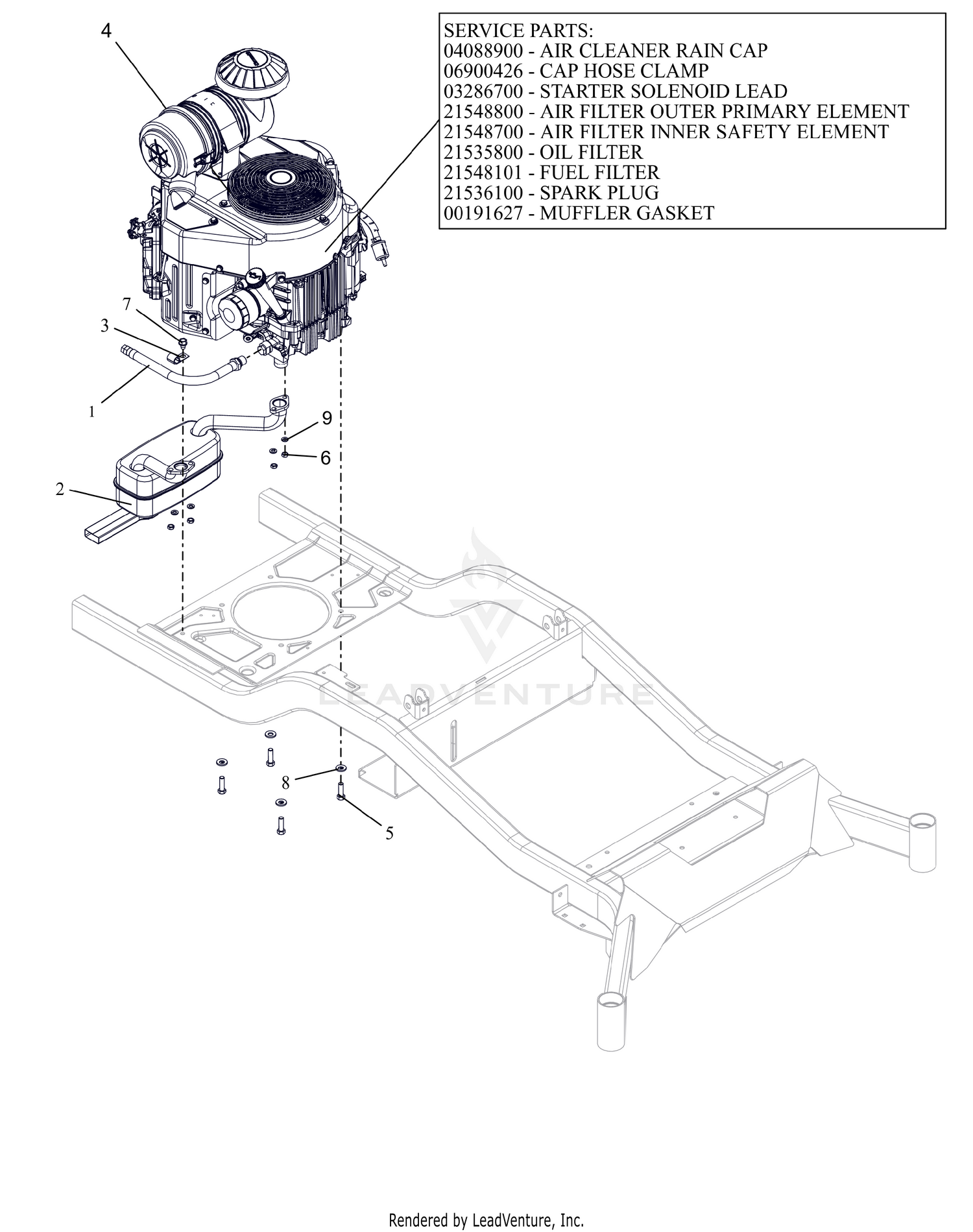 Engine - Kawasaki FX730