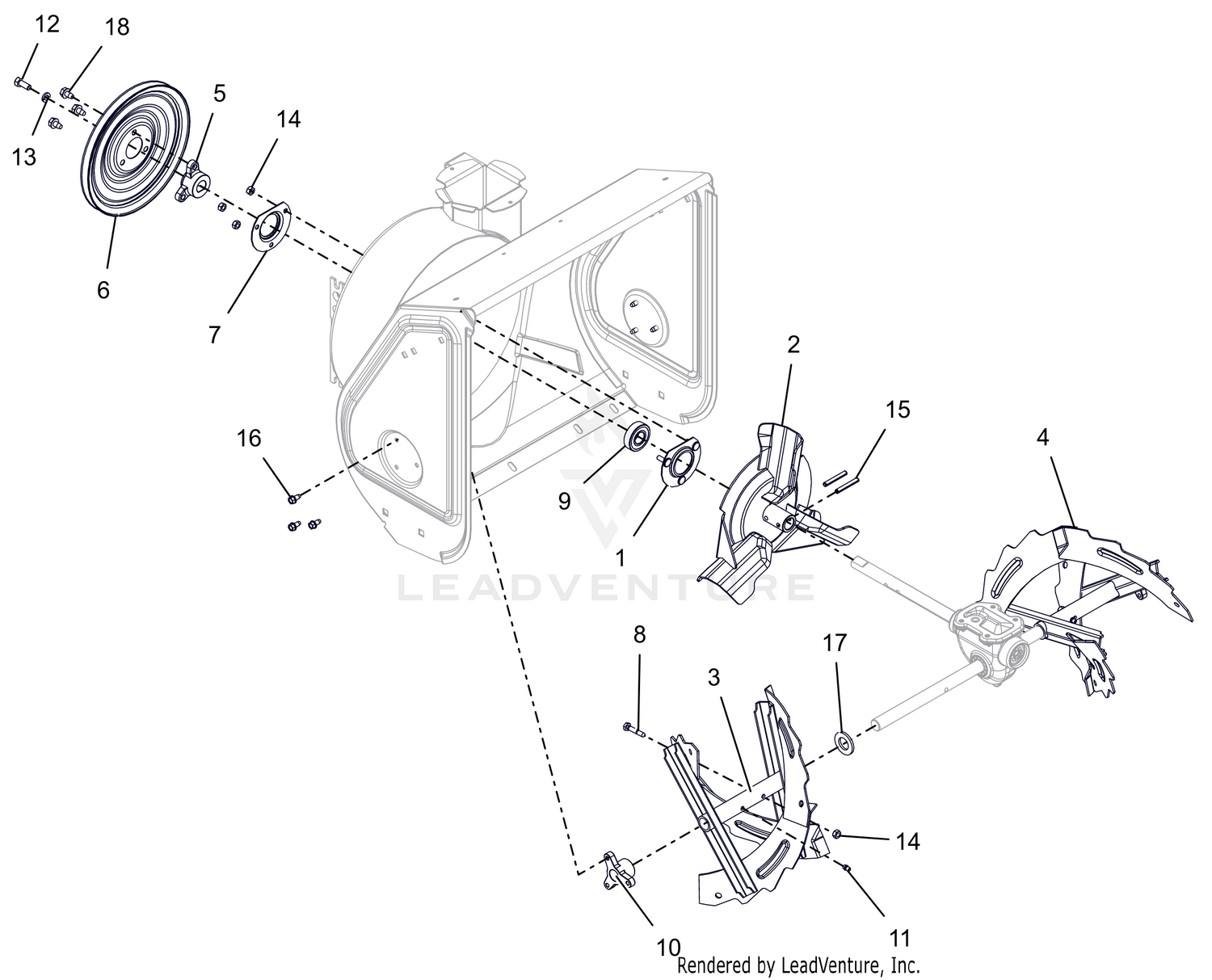 Auger And Impeller - 20"