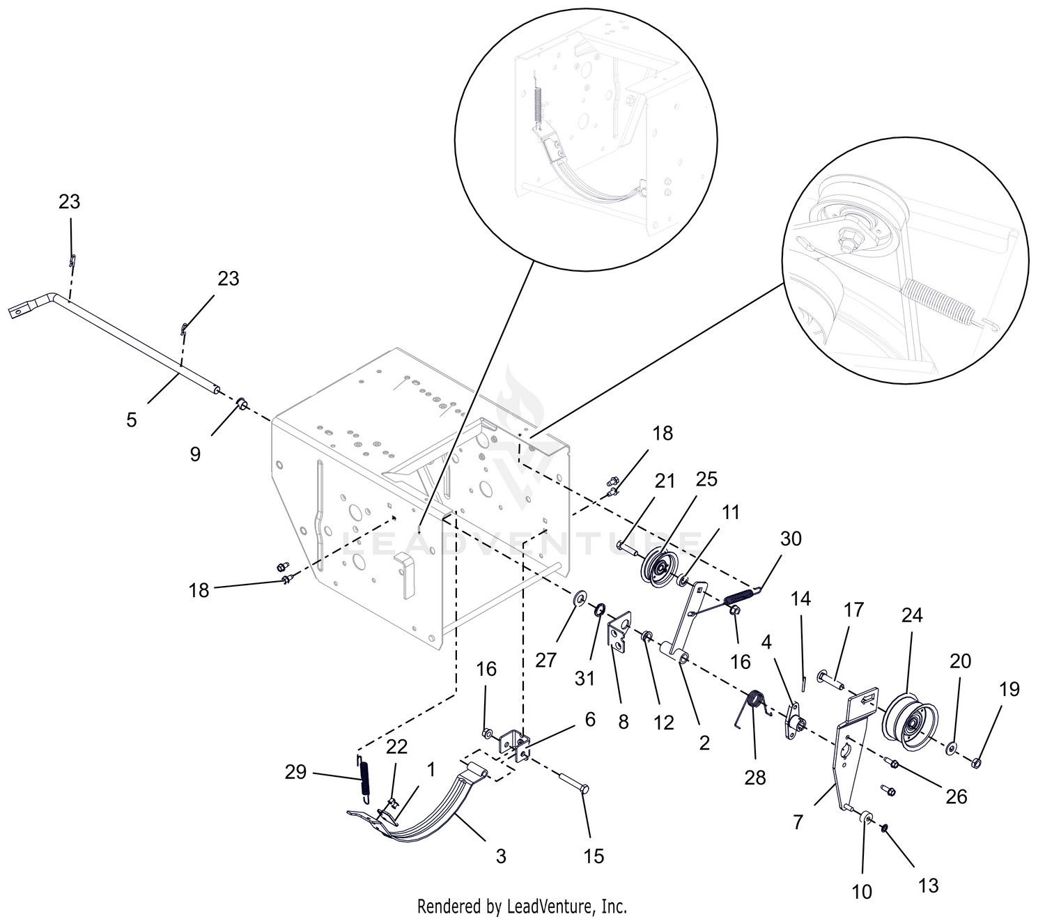 Brake and Idlers