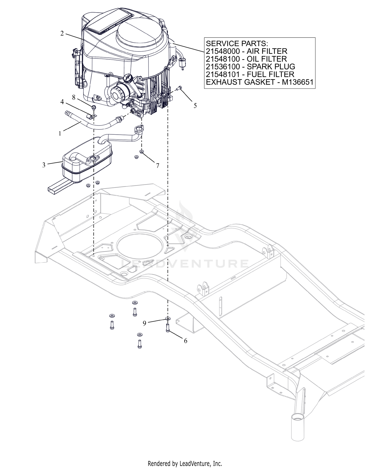 Engine - Kawasaki FR691