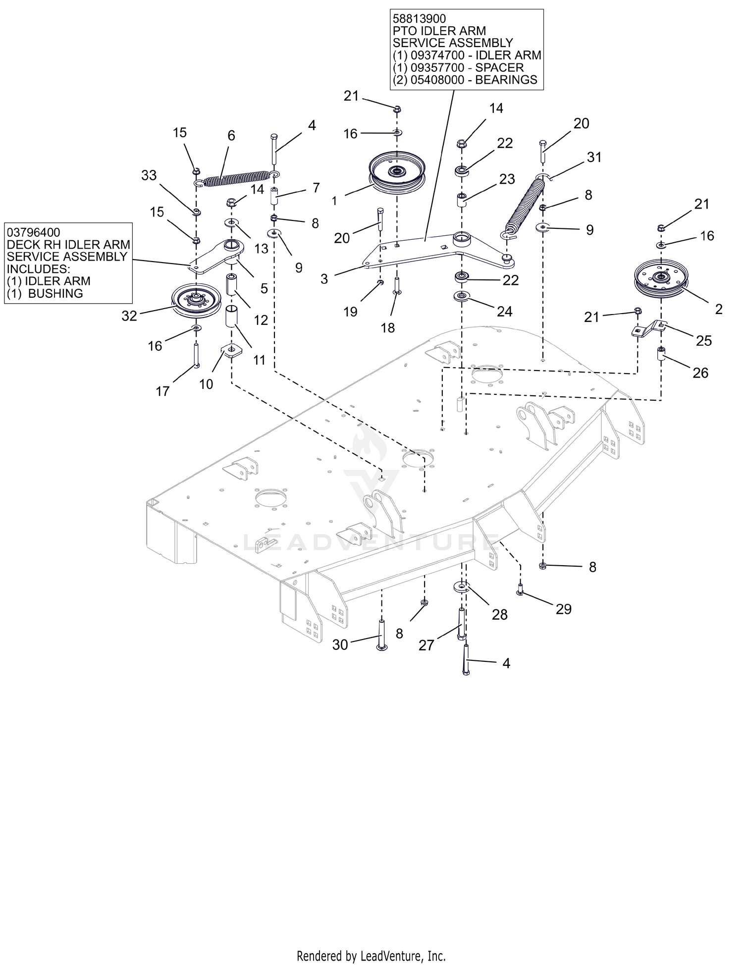 Idlers and Sheave - 48"
