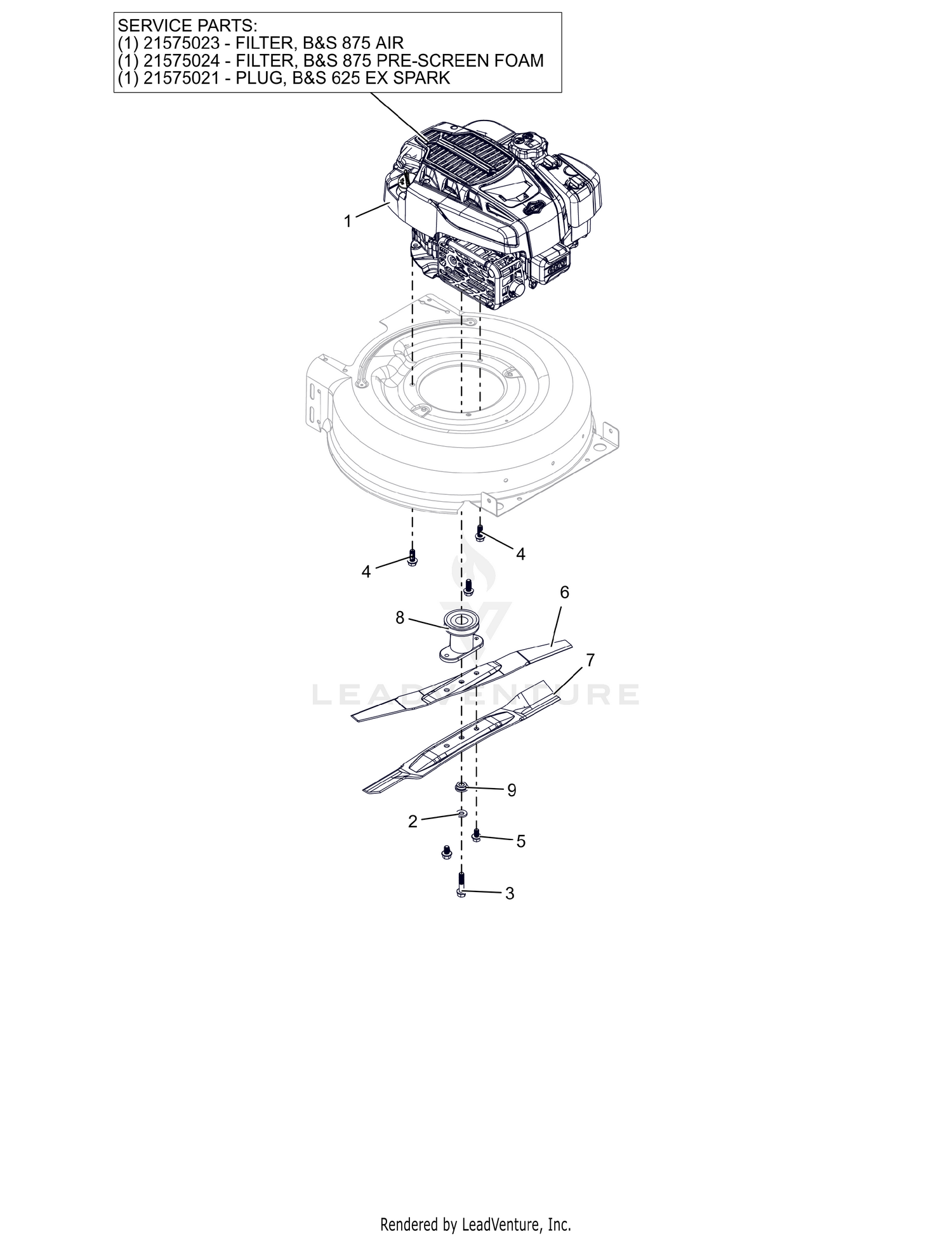 Engine and Blades