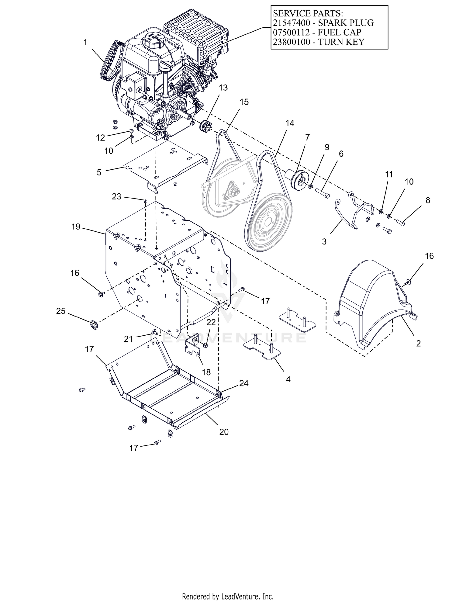 Frame and Engine