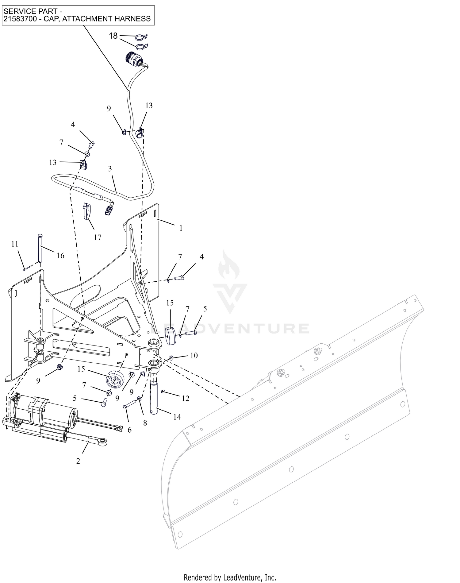 Blade Mount & Actuator