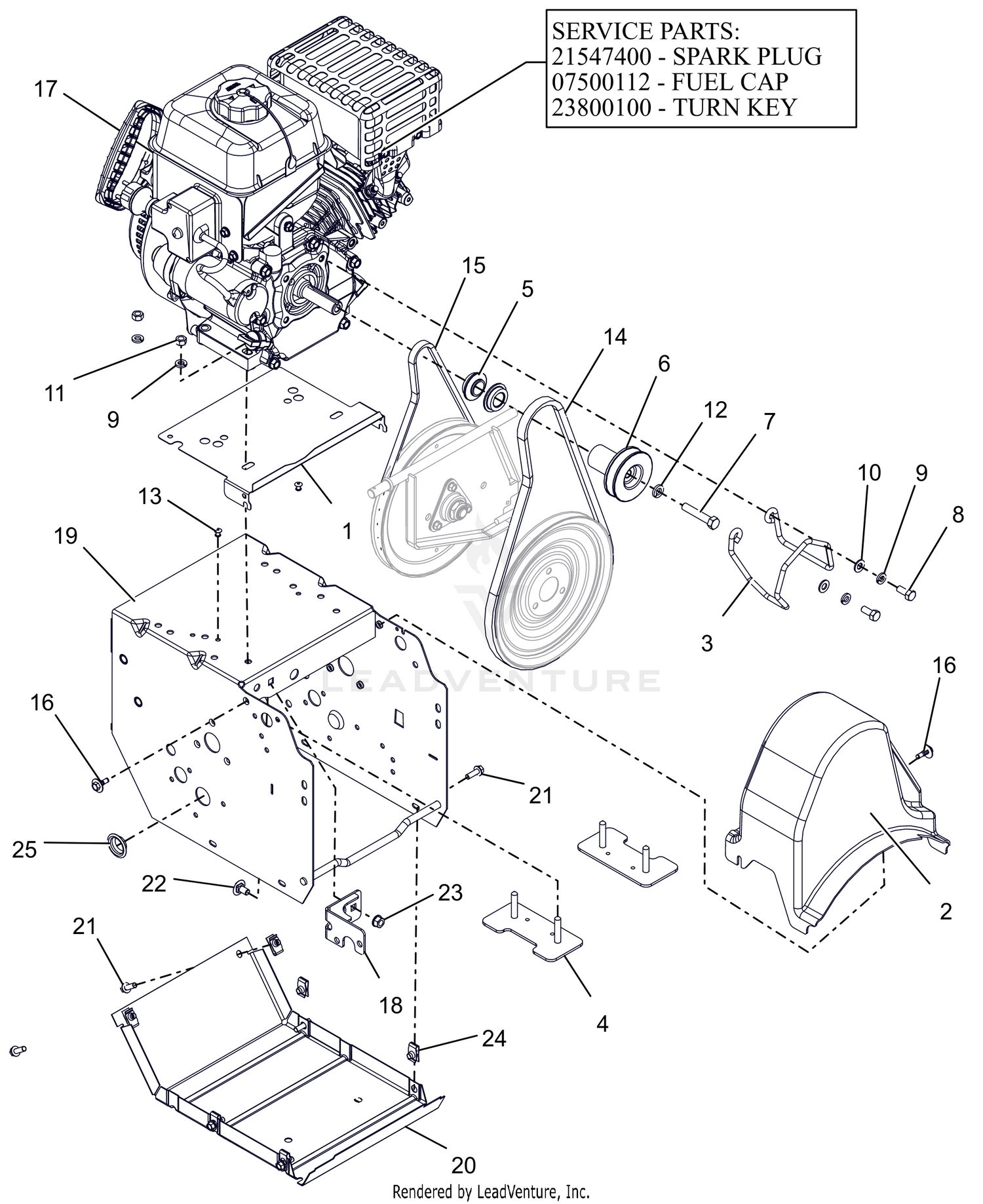 Frame And Engine - 24" CE