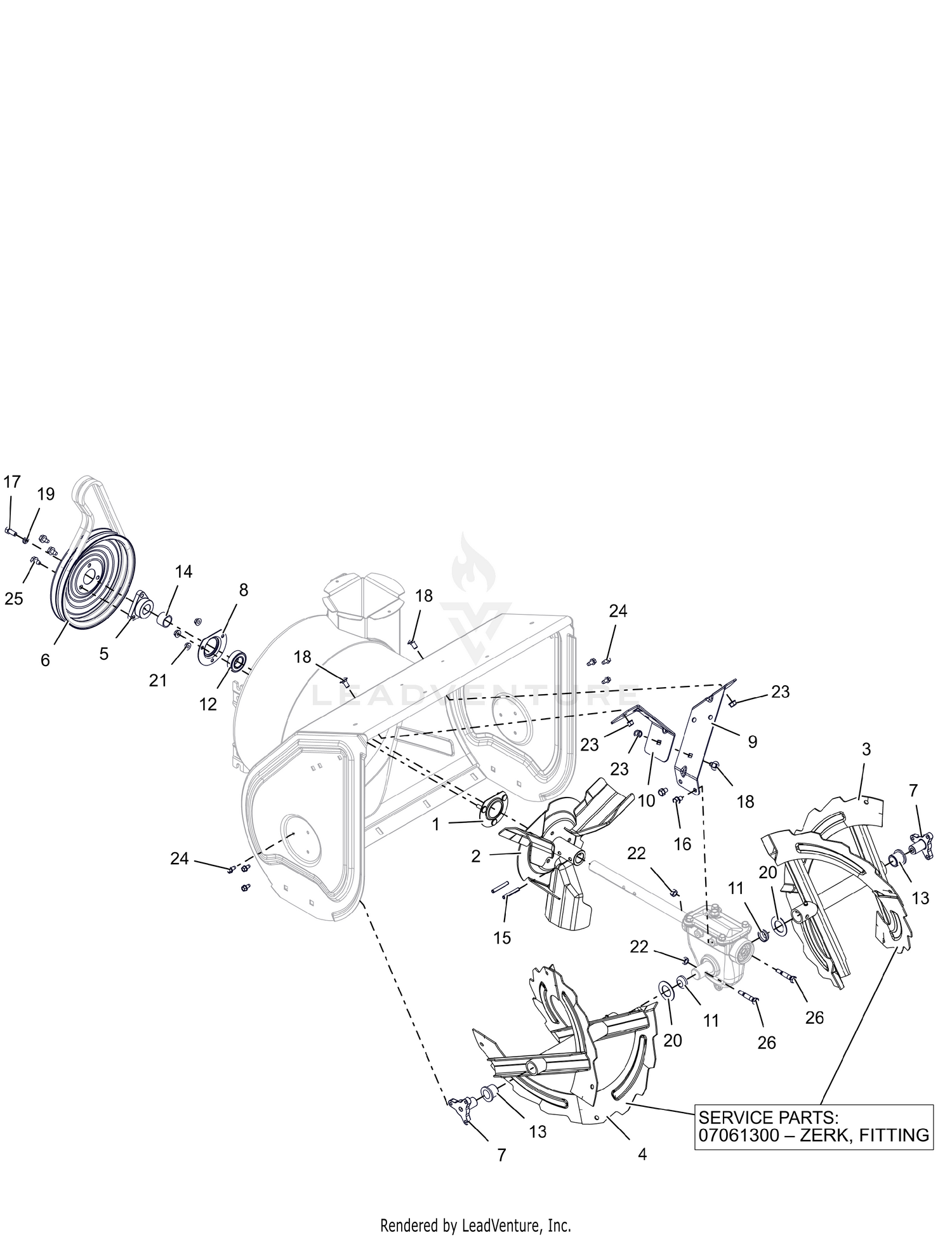 Auger and Impeller – 24"
