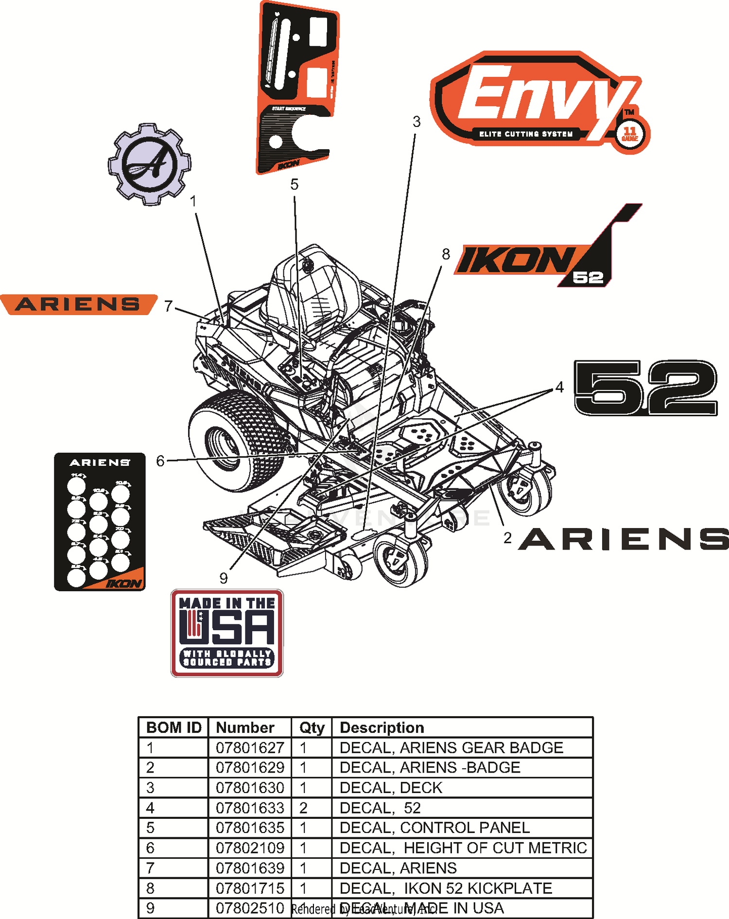 Decals - Style - 52"
