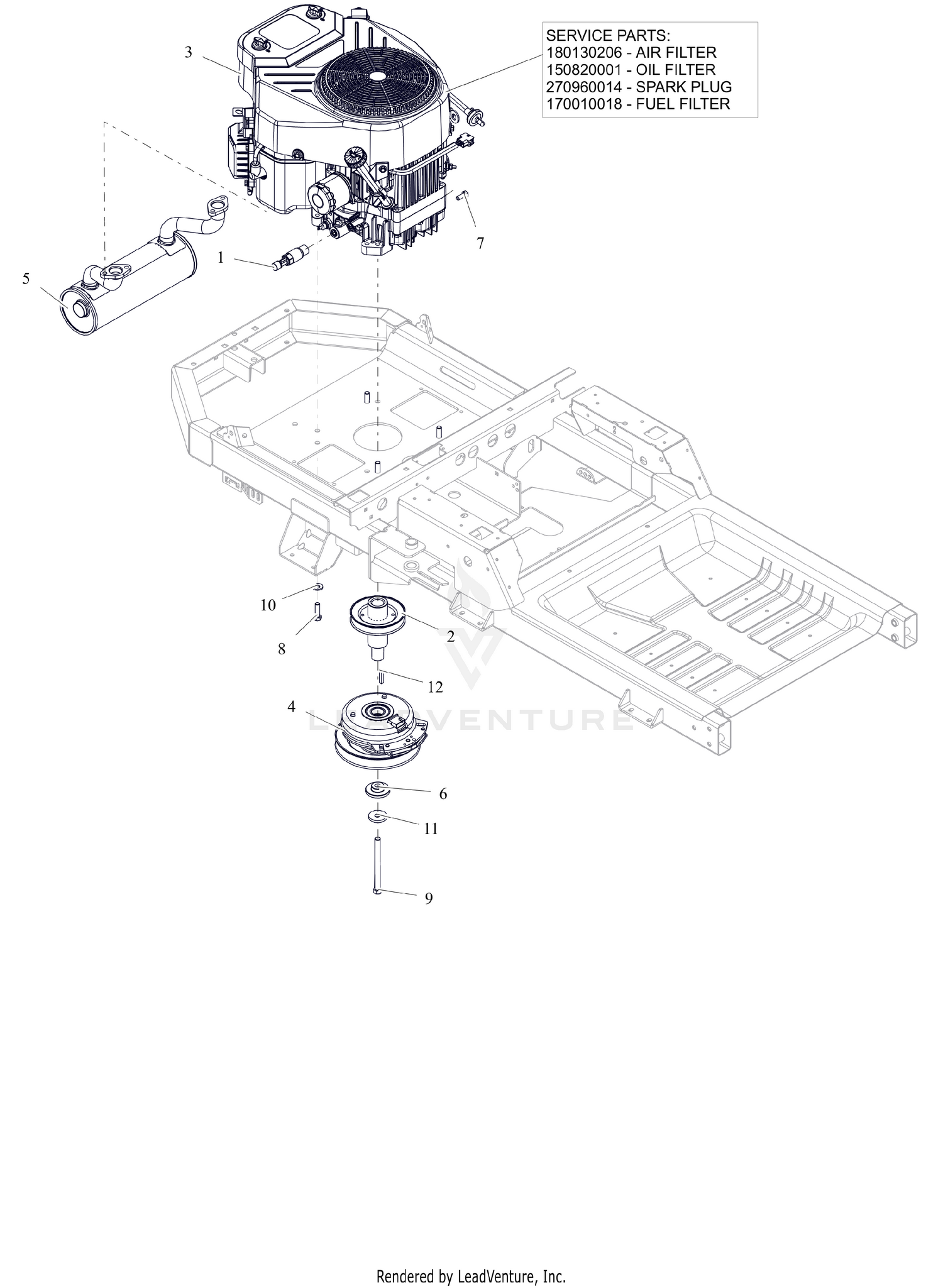 Engine - Ariens 764cc