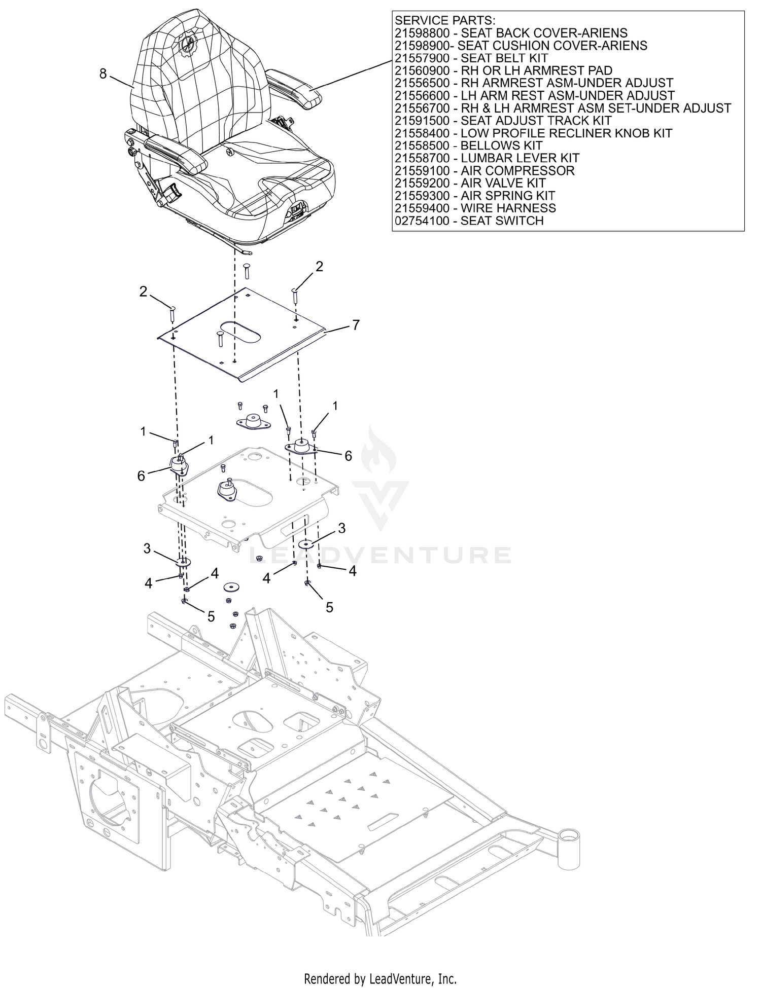 Seat and Seat Mount