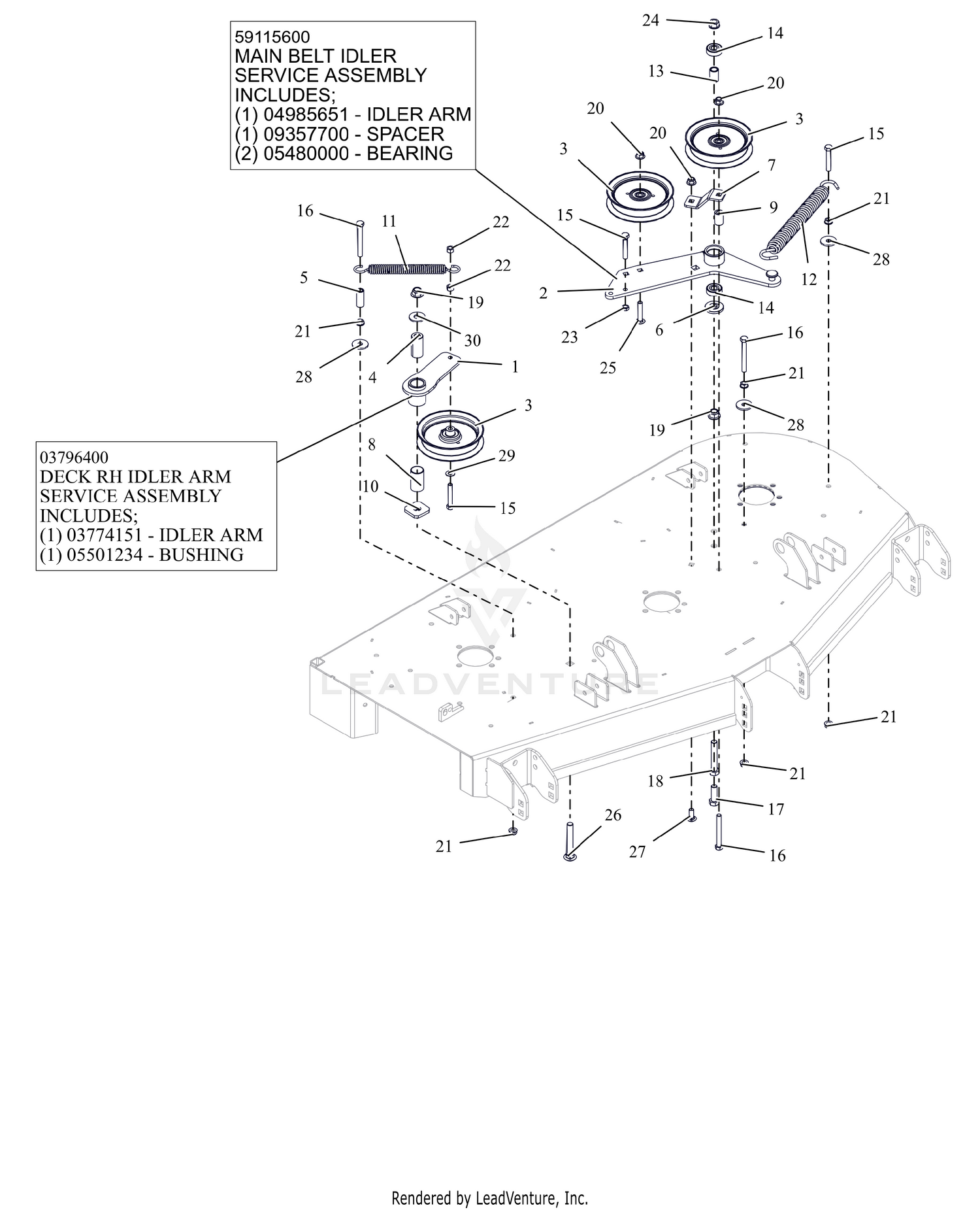 Idlers And Sheaves - 52"