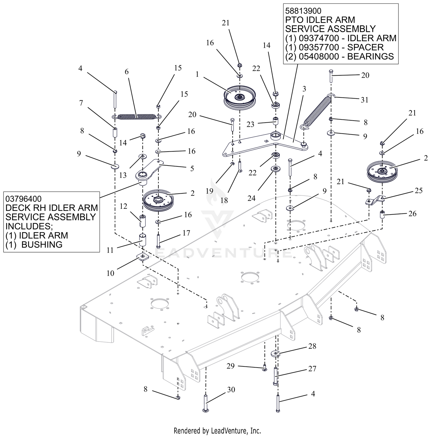 Idlers and Sheaves - 52"