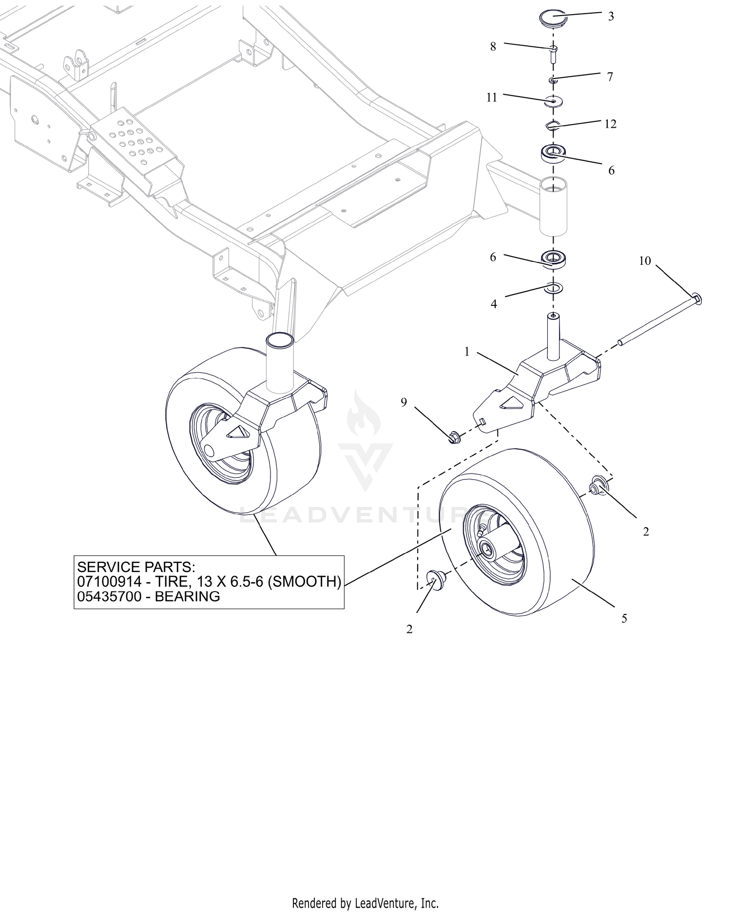 Front Caster Wheels