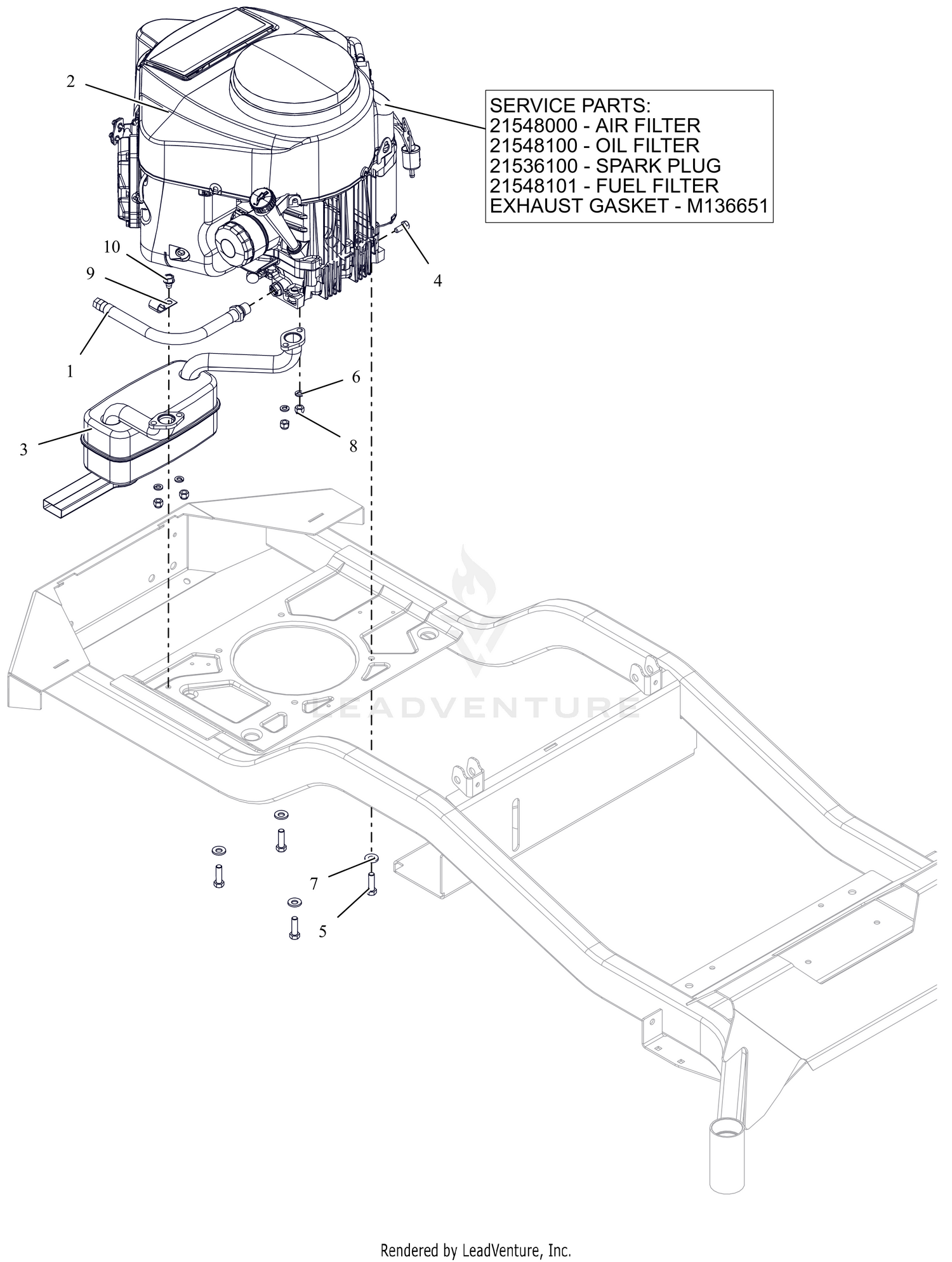 Engine - Kawasaki FR691V
