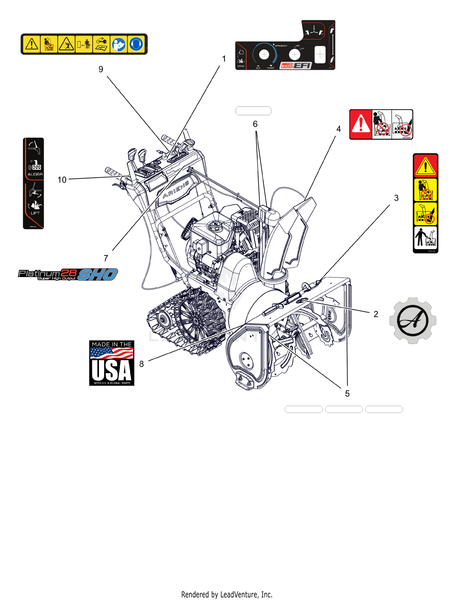 Decals - 28" EFI Track