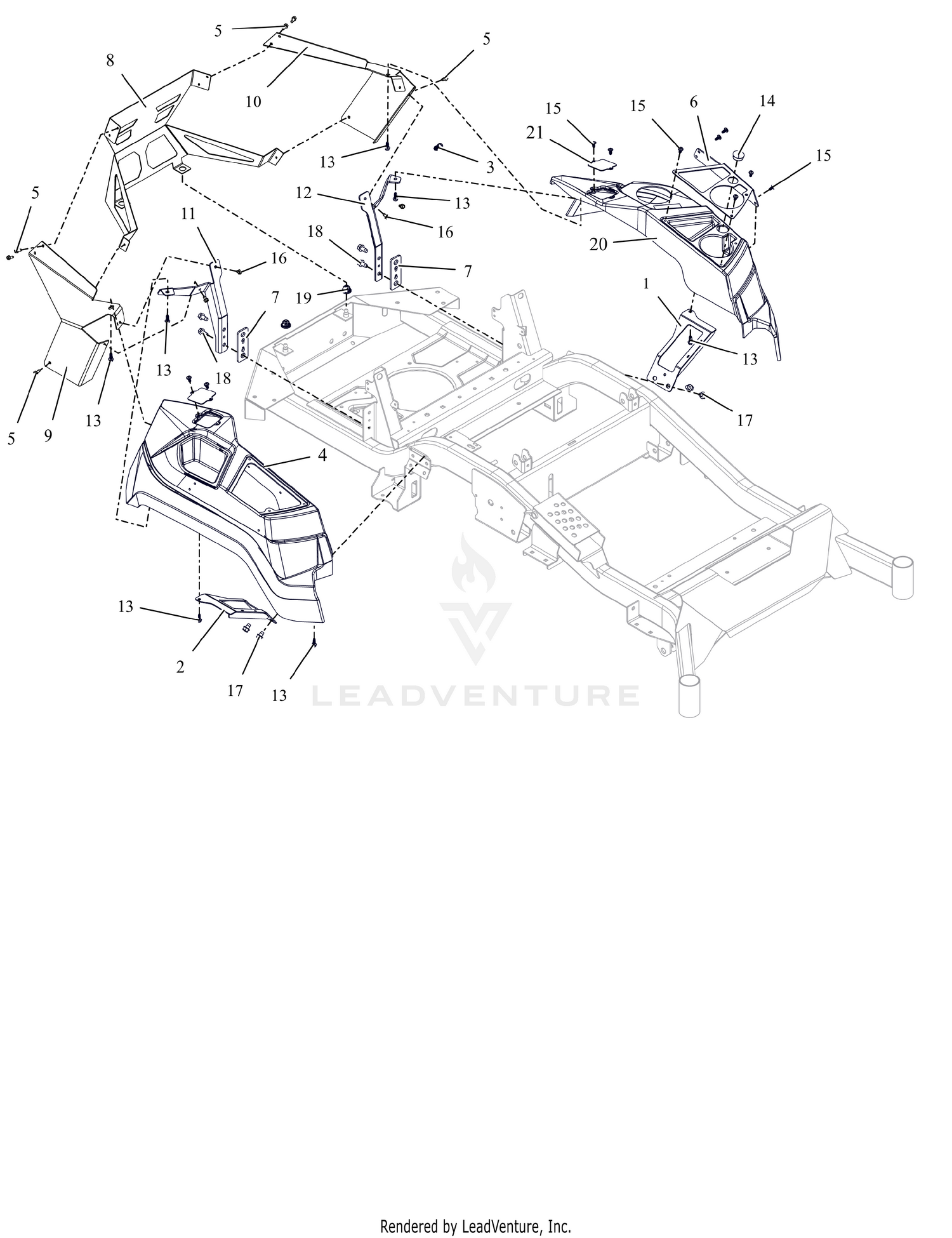Engine Guard and Fenders - Apex