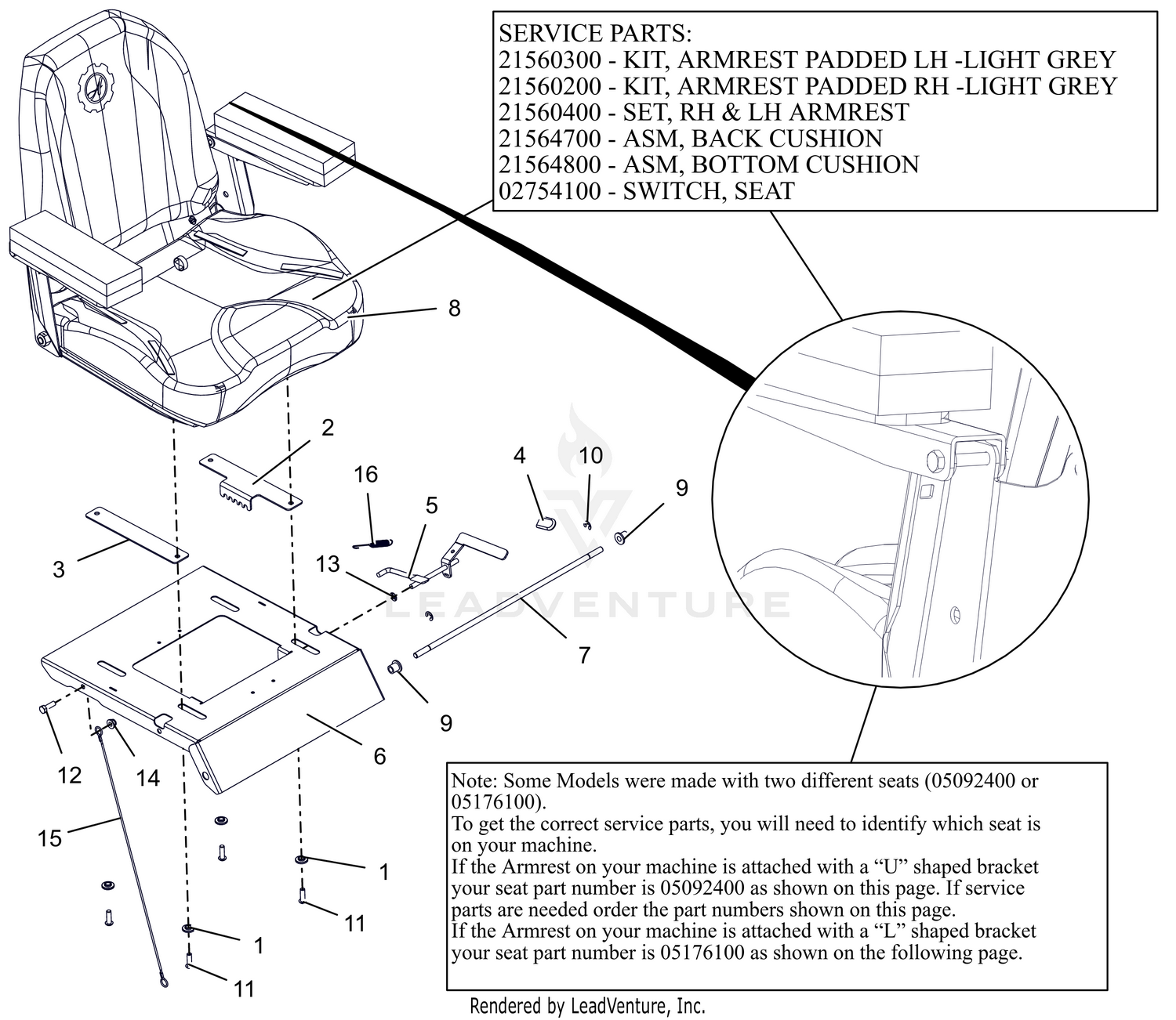 Seat (05092400)