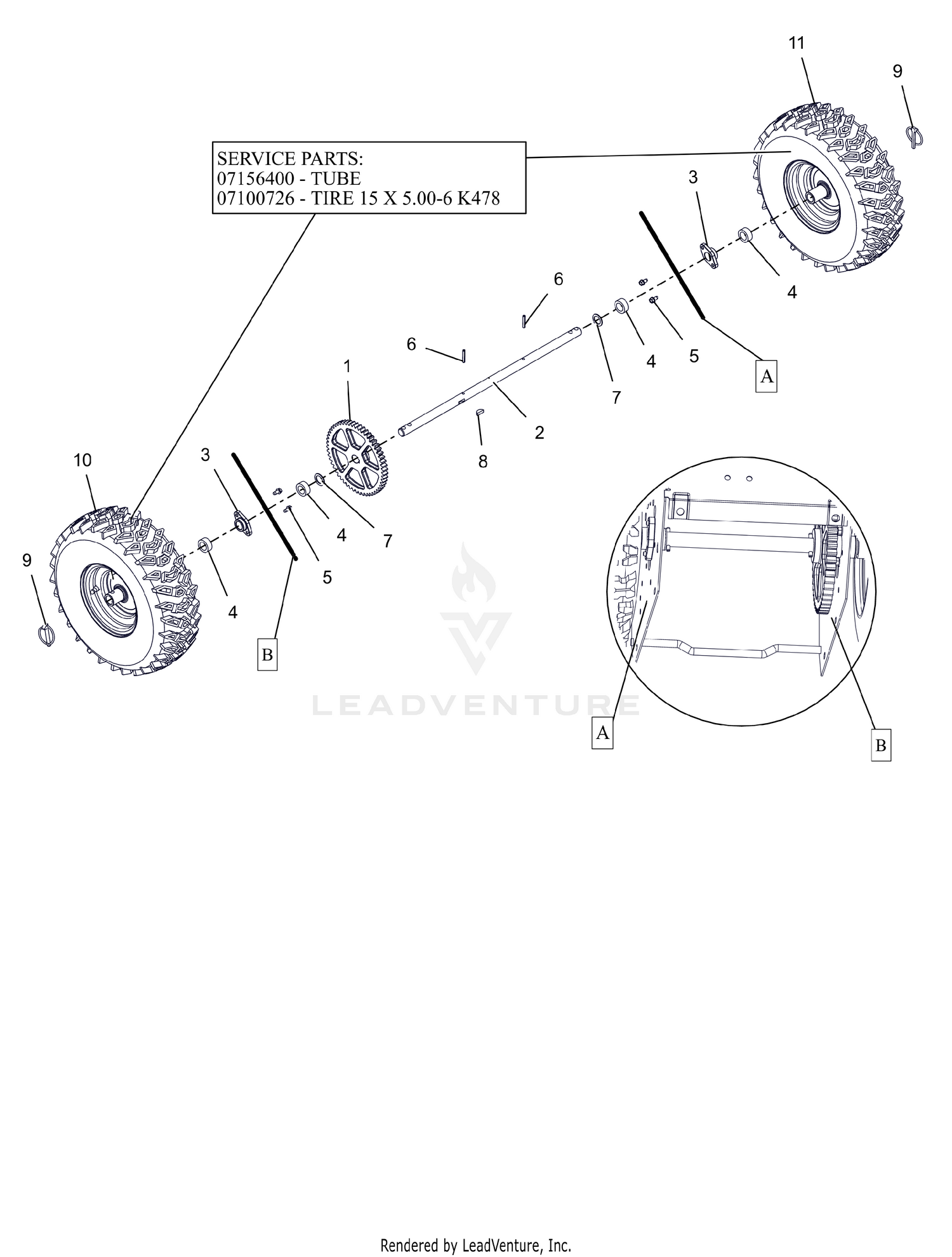 Wheels and Axle - Classic Plus