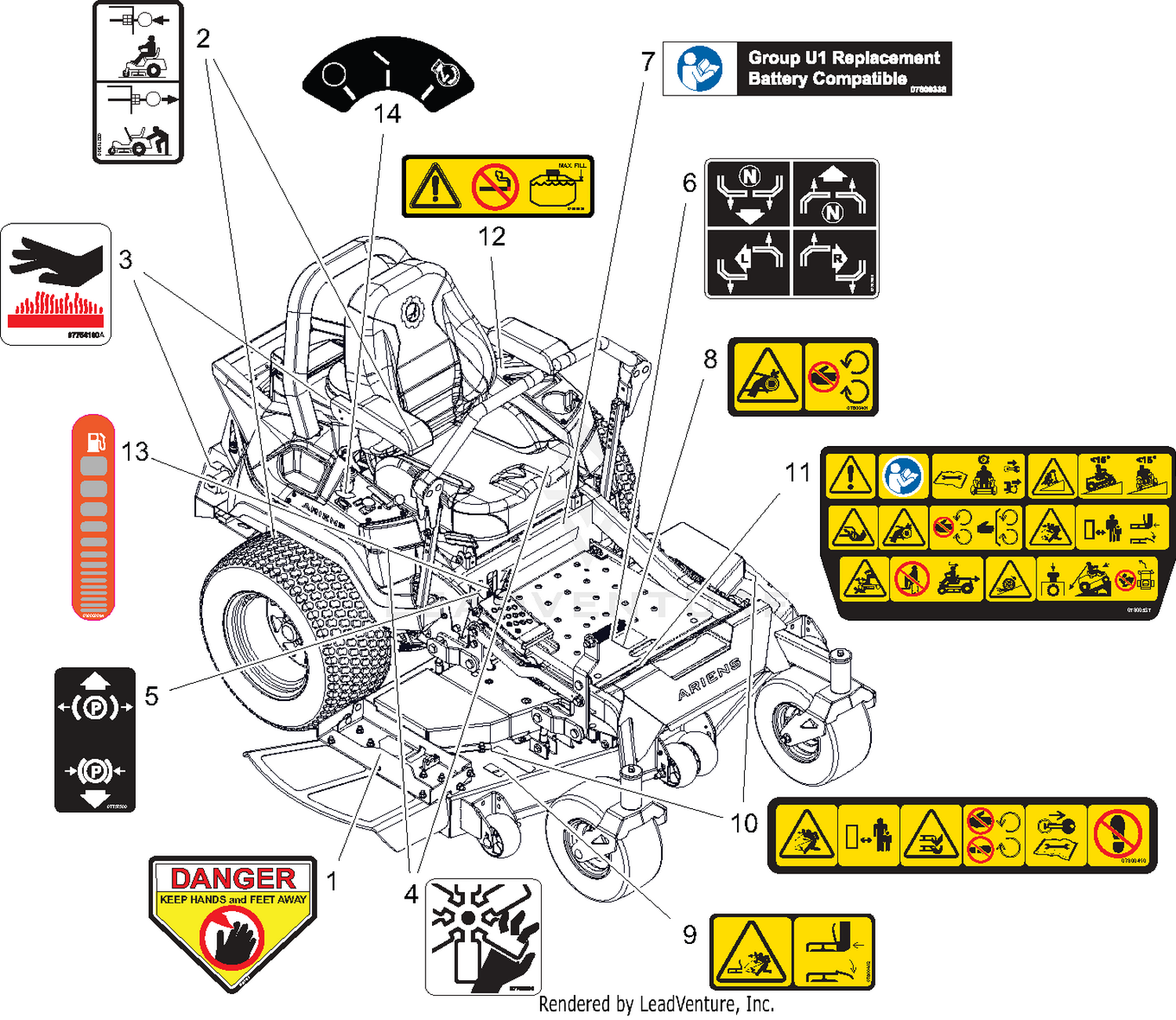 Decals - Safety - SD