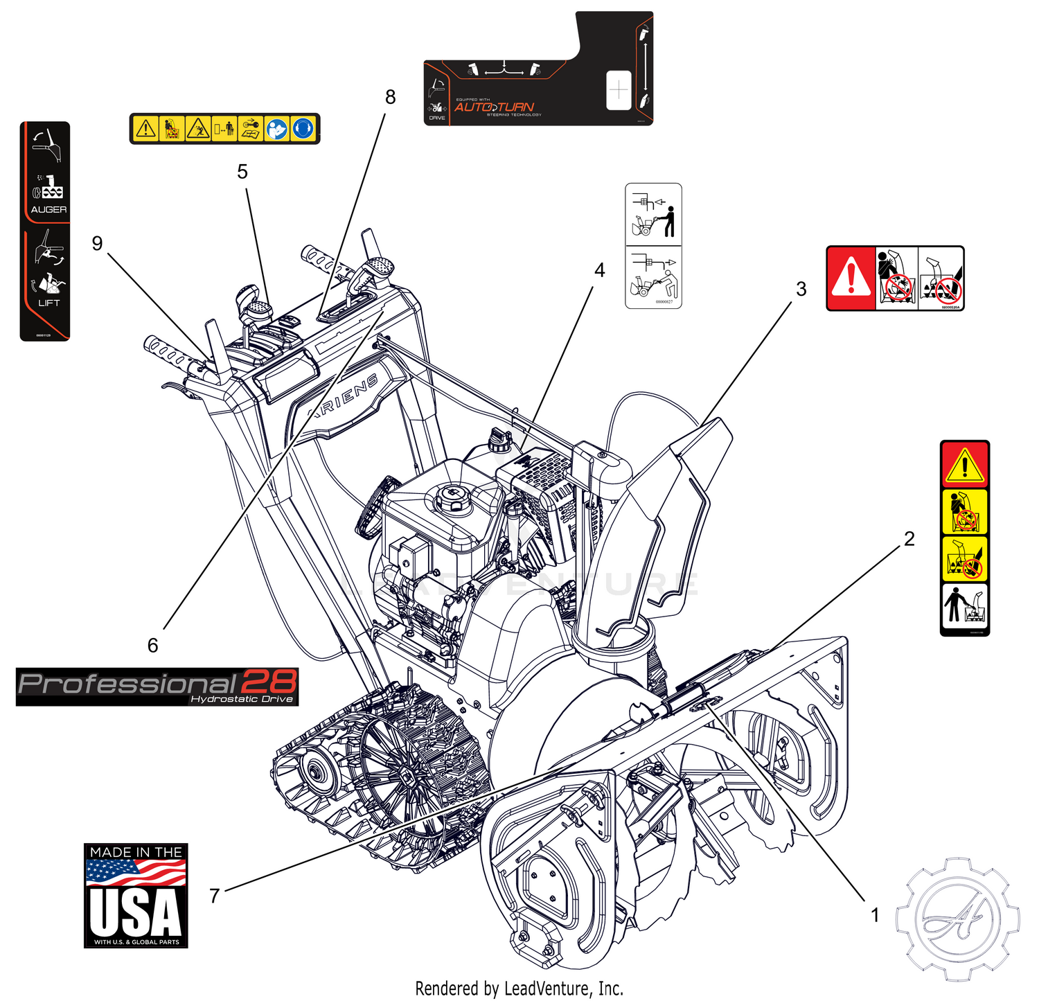 Decals - 28" Track