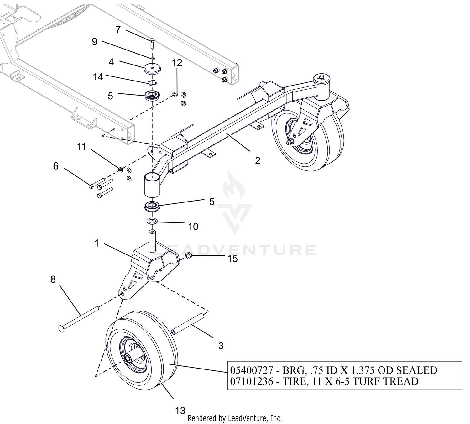 Front Caster Wheels