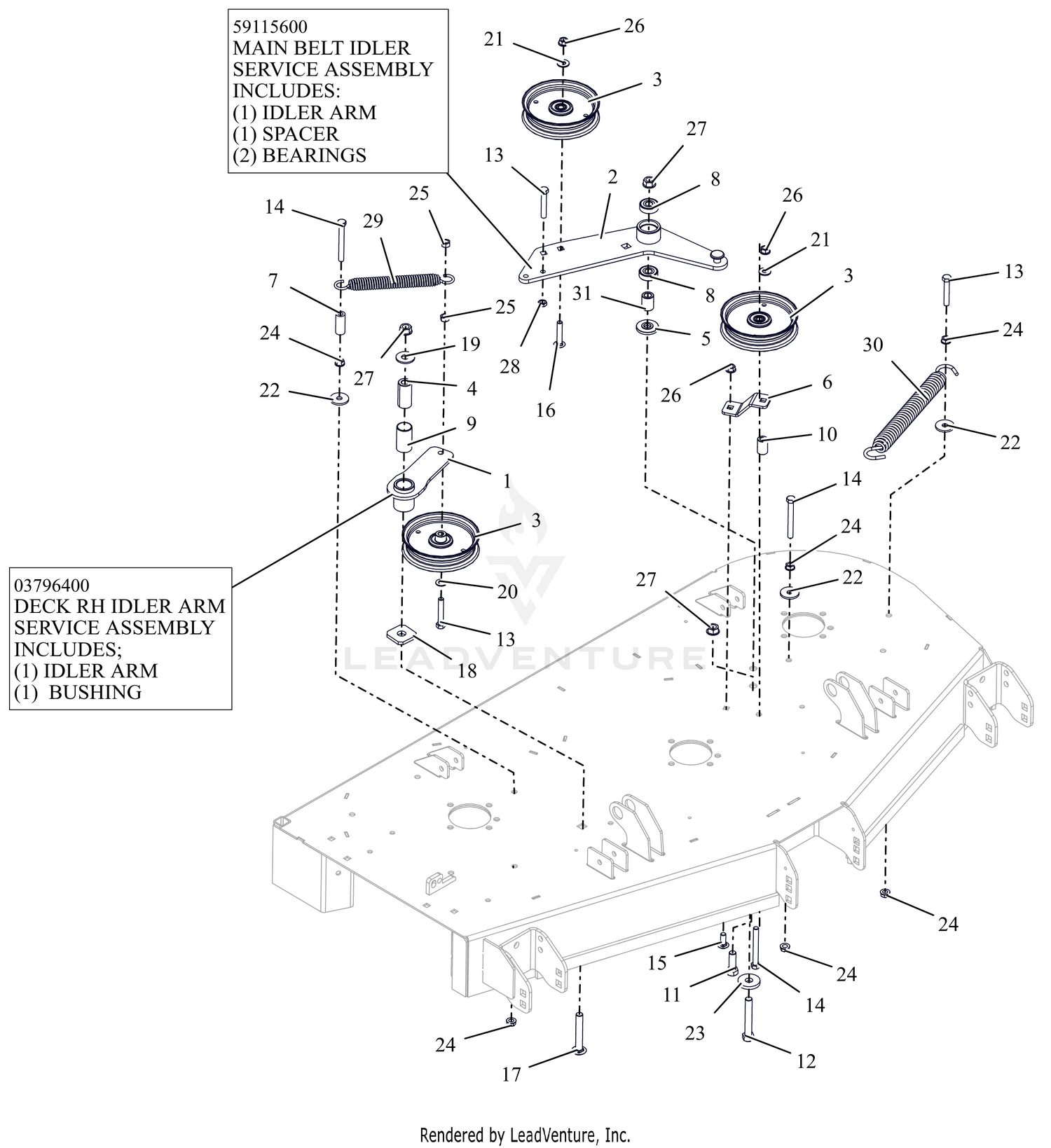 Idlers and Sheaves - 52"