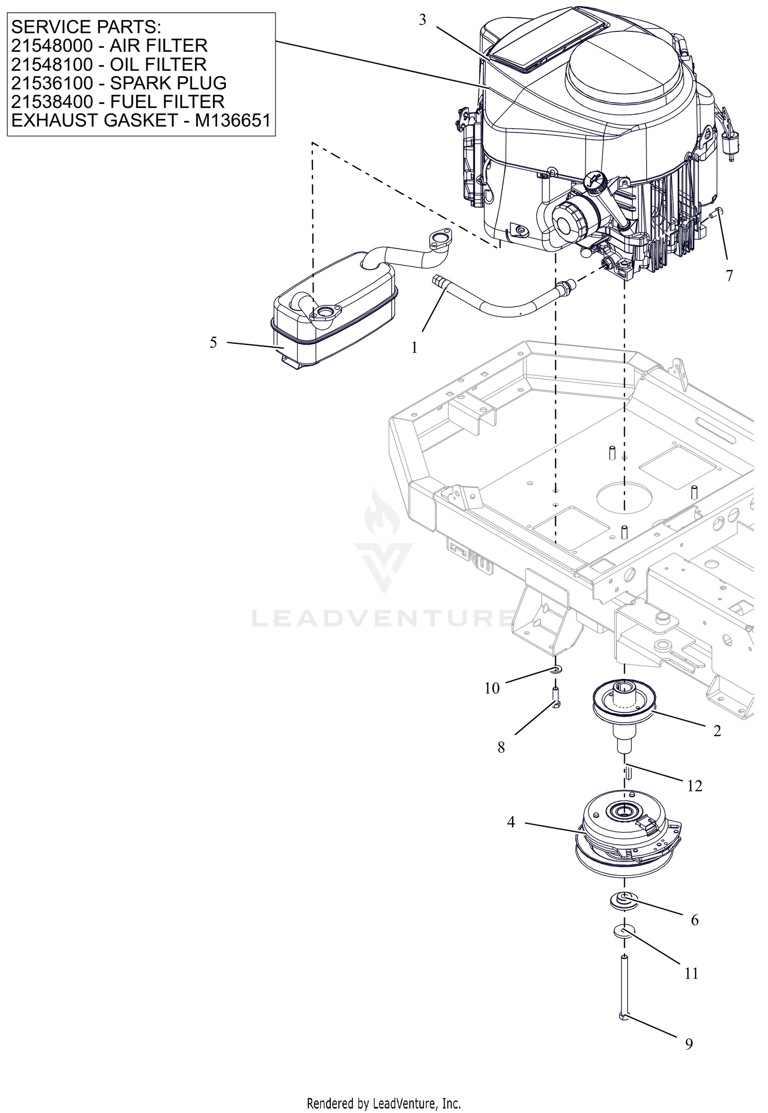 Engine - Kawasaki FR651V