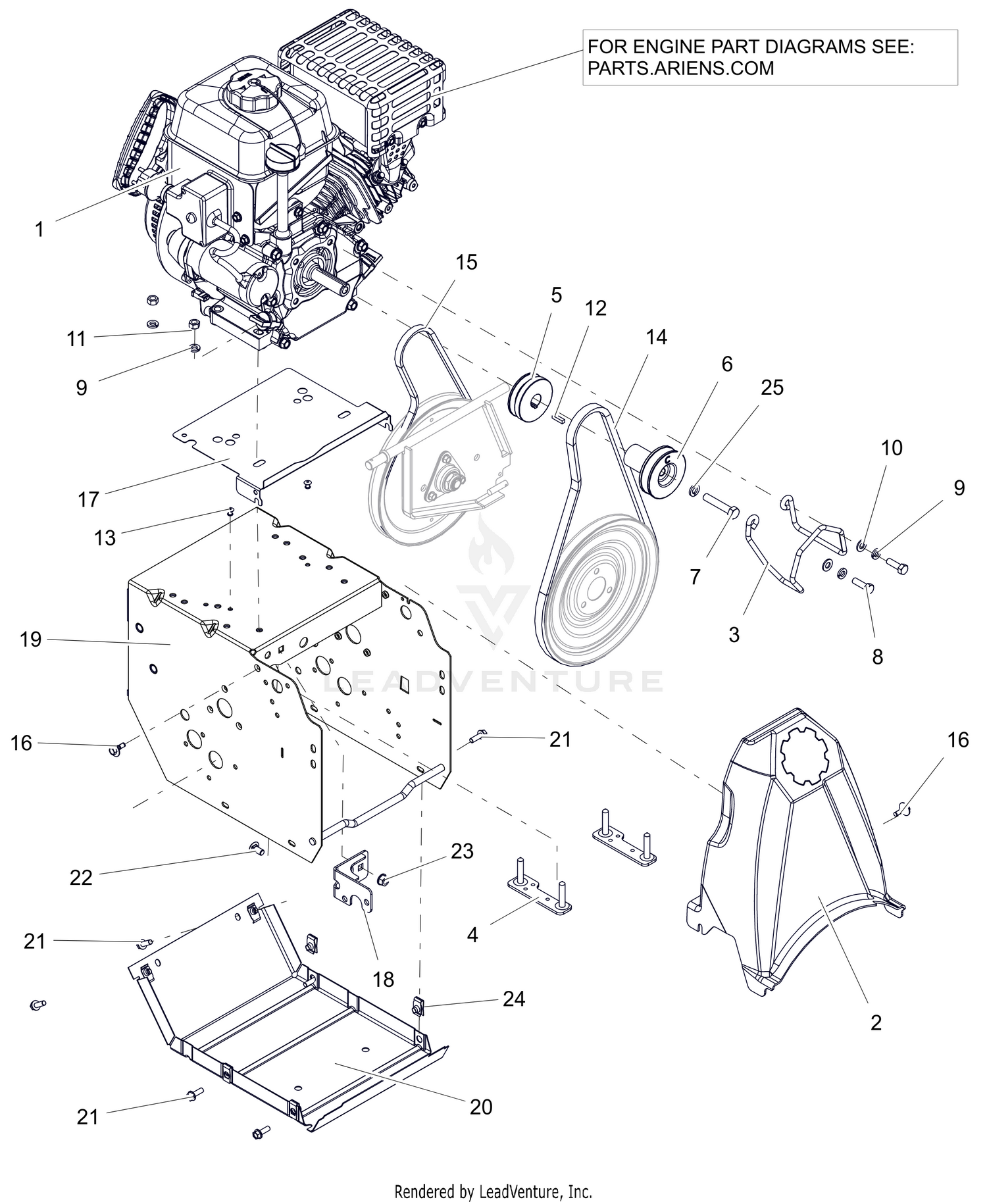 Frame & Engine - Compact 24 CE