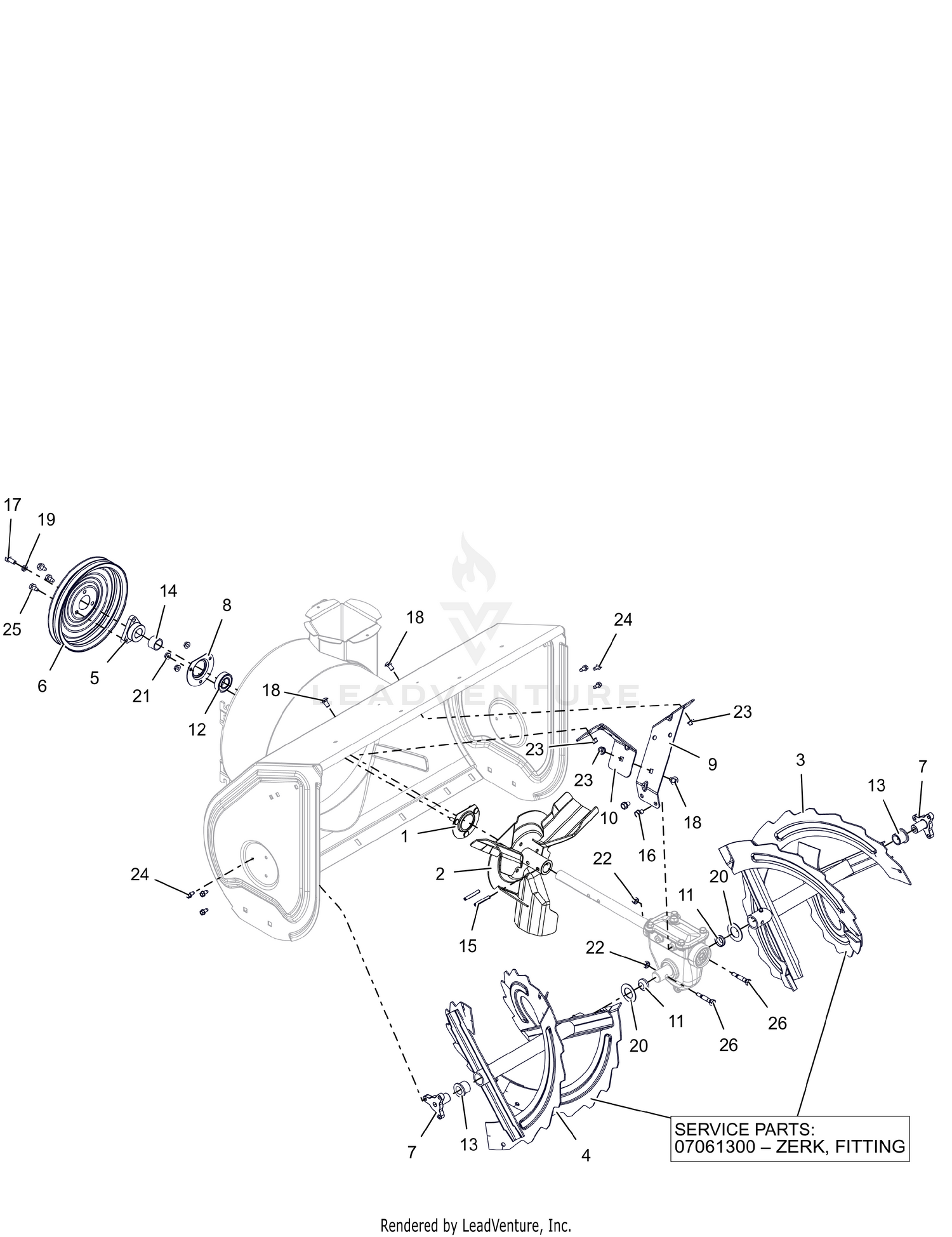Auger and Impeller – 30"