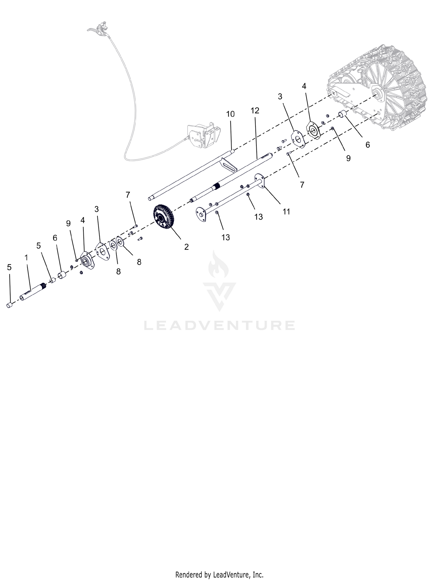 Track Axles
