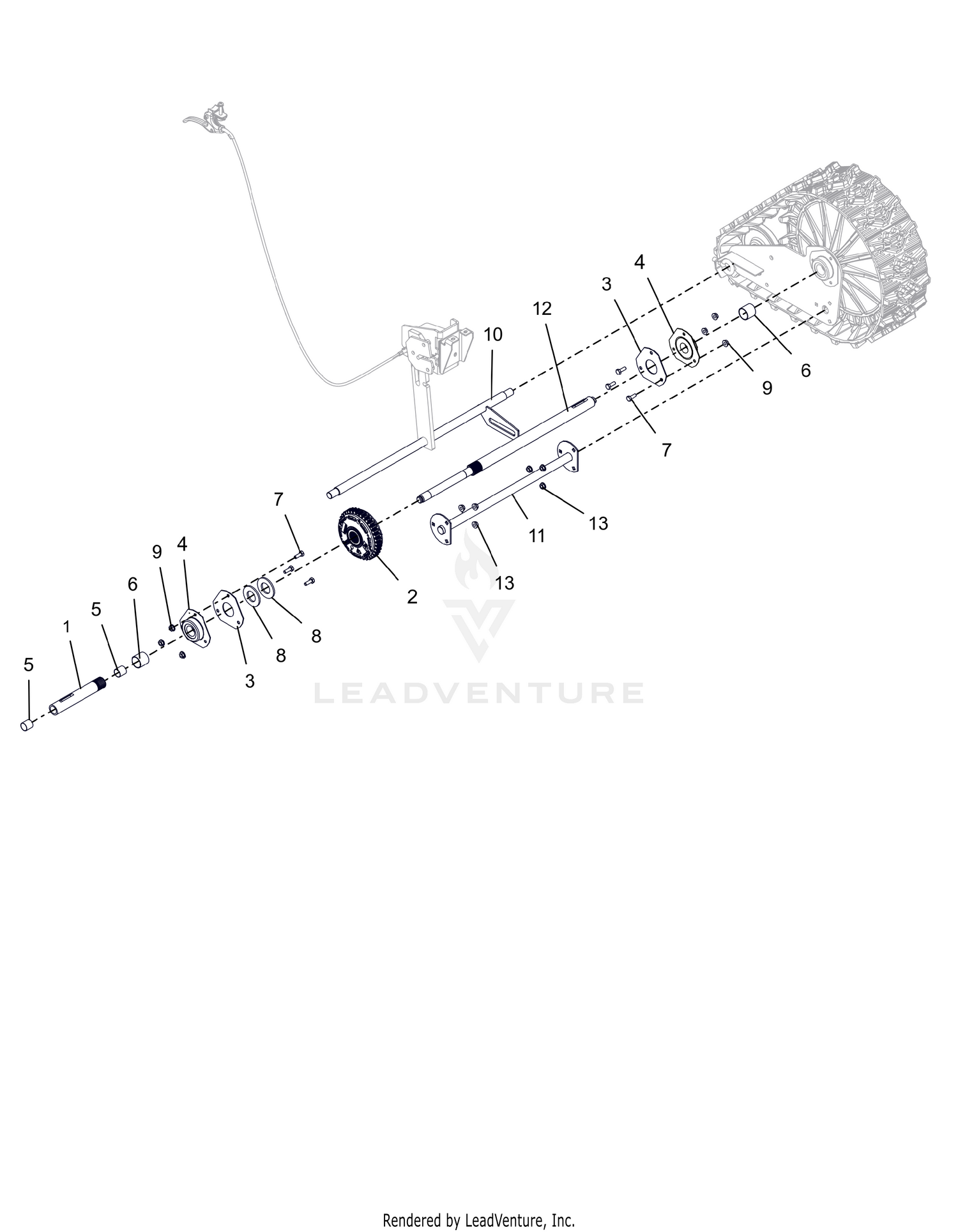 Track Axles