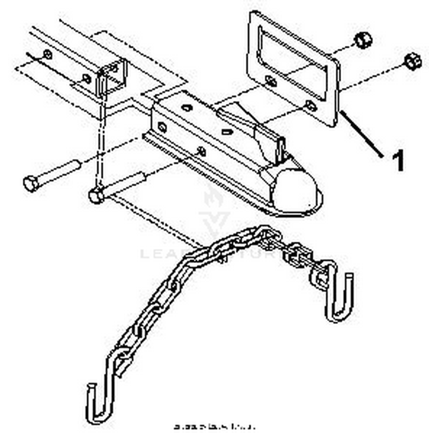 Draw Bar Handle Kit - 71702100