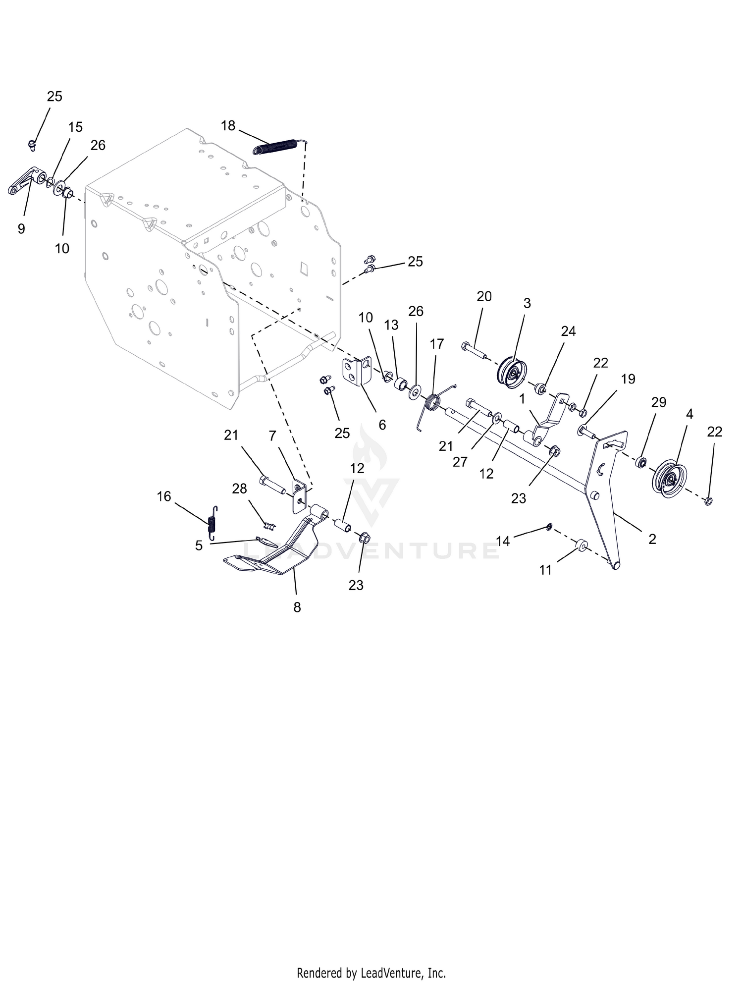 Brake And Idlers