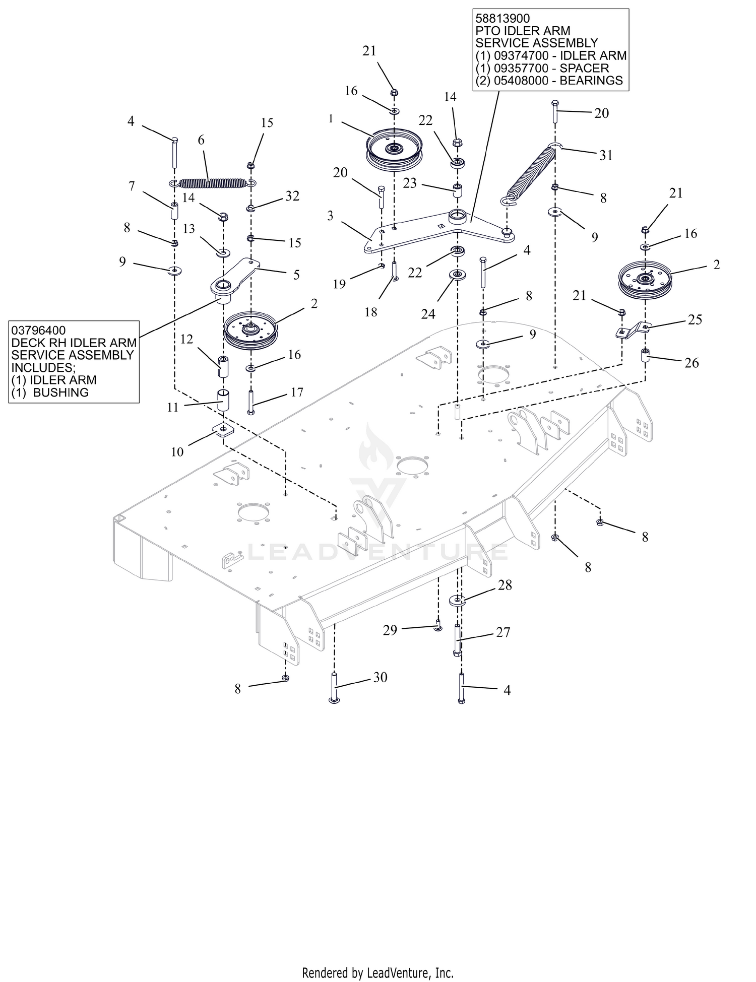 Idlers and Sheaves - 52"