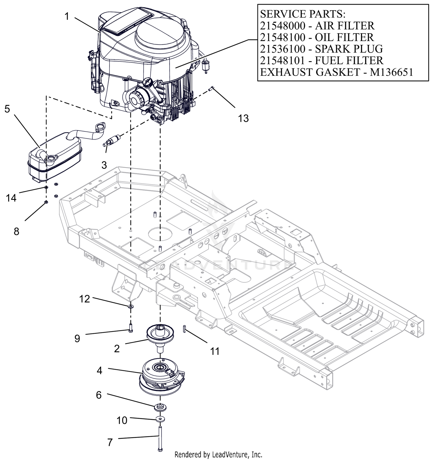 Engine - Kawasaki FR691